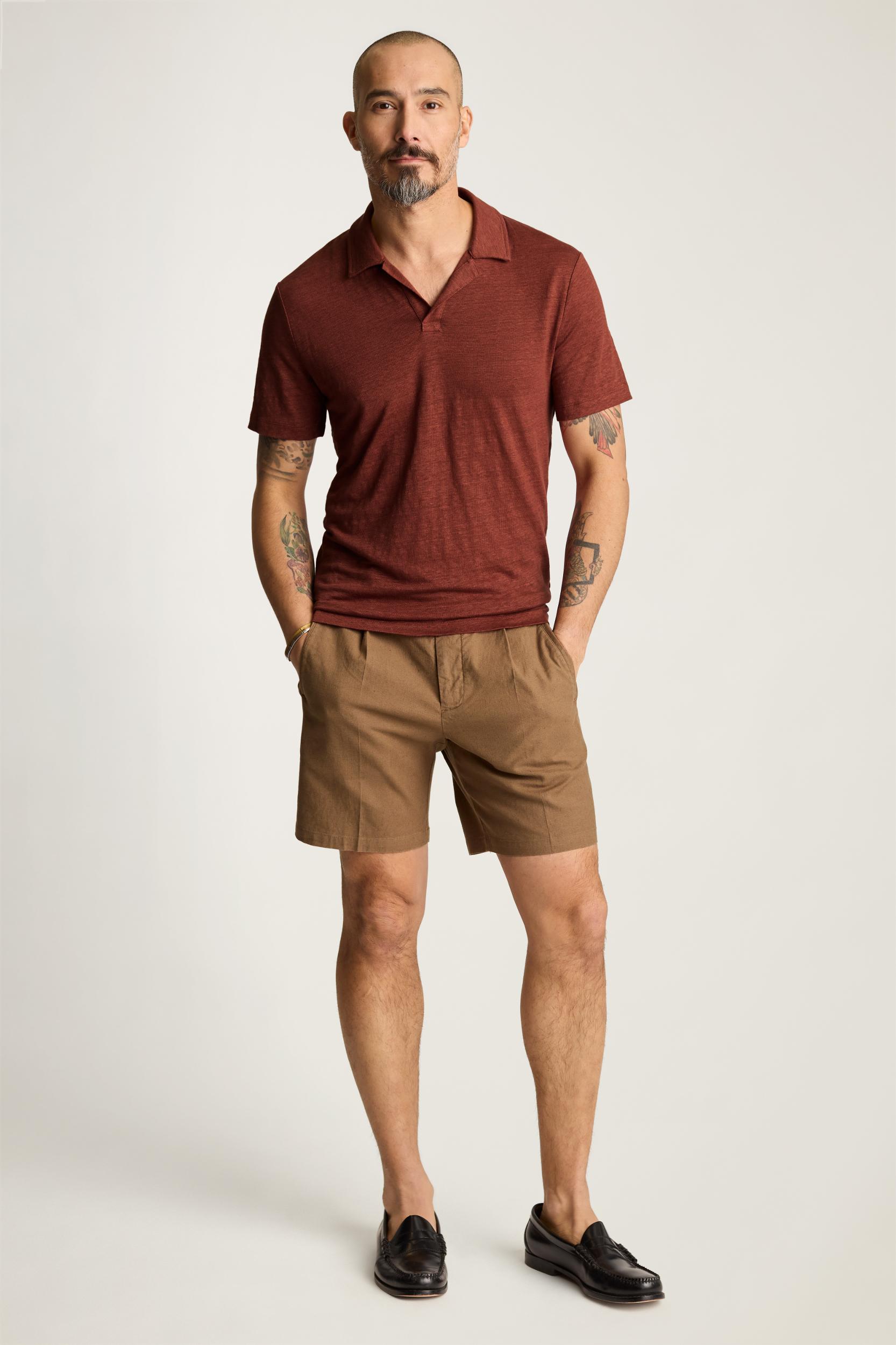 Linen Polo Product Image