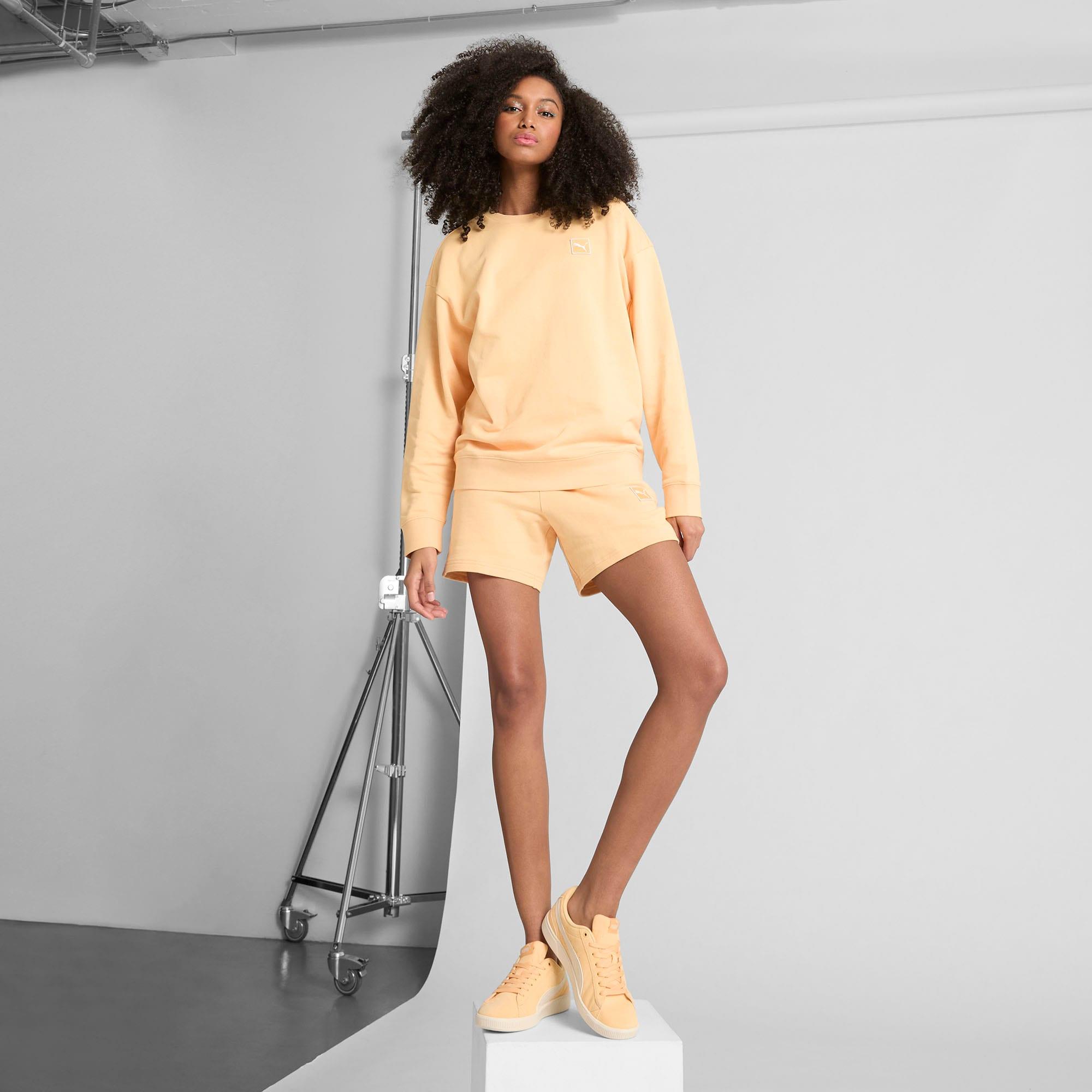 Essentials Elevated Women's Comfort Crew Sweatshirt Product Image