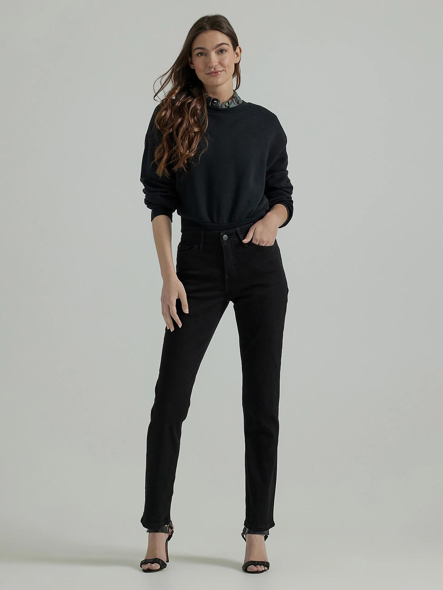 Women's Ultra Lux Comfort with Flex Motion Straight Jean (Petite) | Women's Jeans | Lee® Product Image
