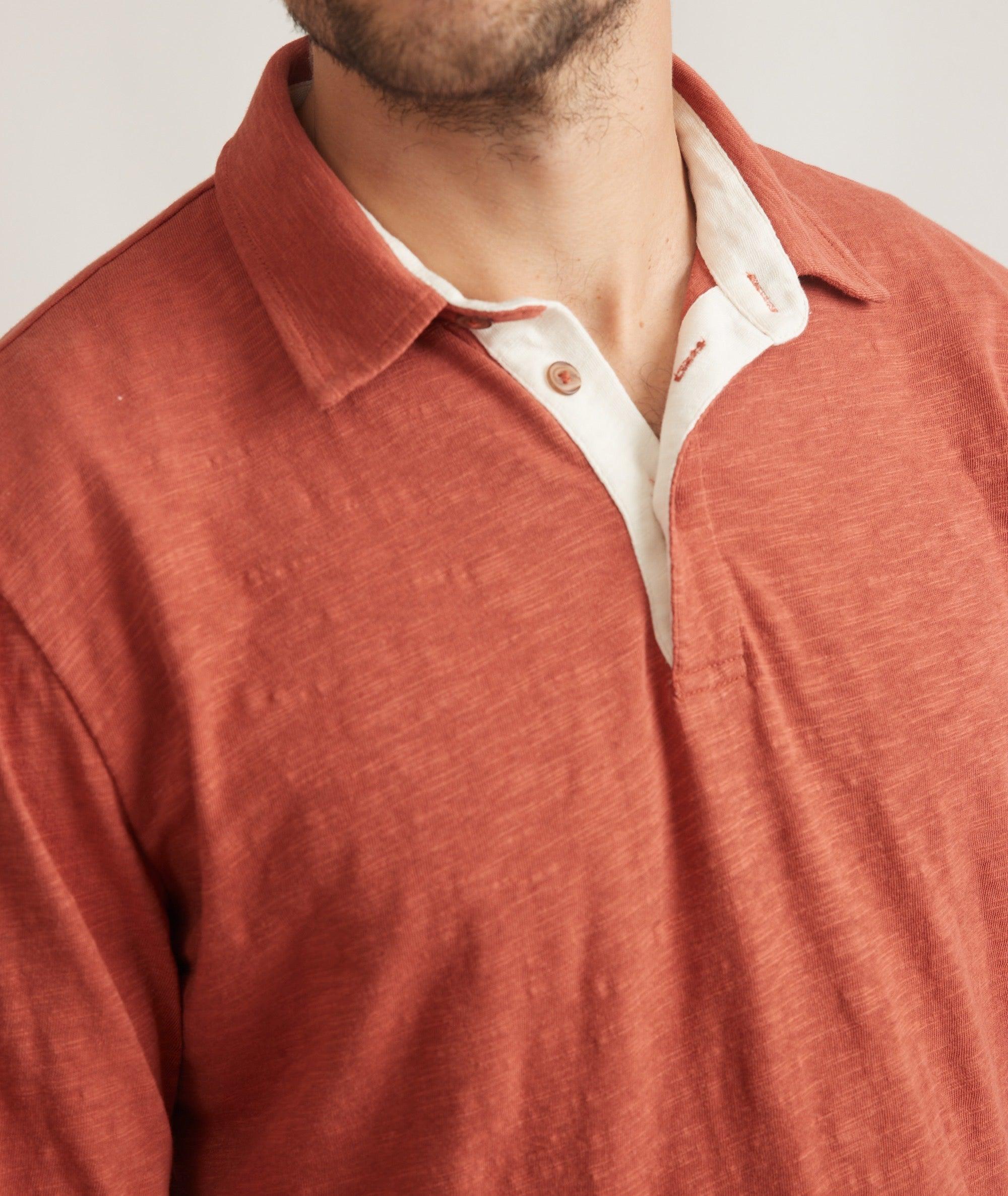 Vintage Heavy Slub Rugby Polo Product Image