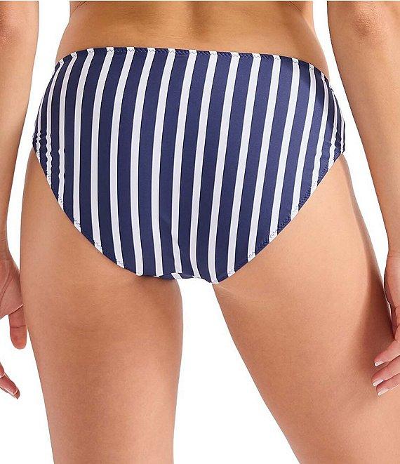 Tommy Bahama Coastline Stripe Reversible High Waist Swim Bottom Product Image