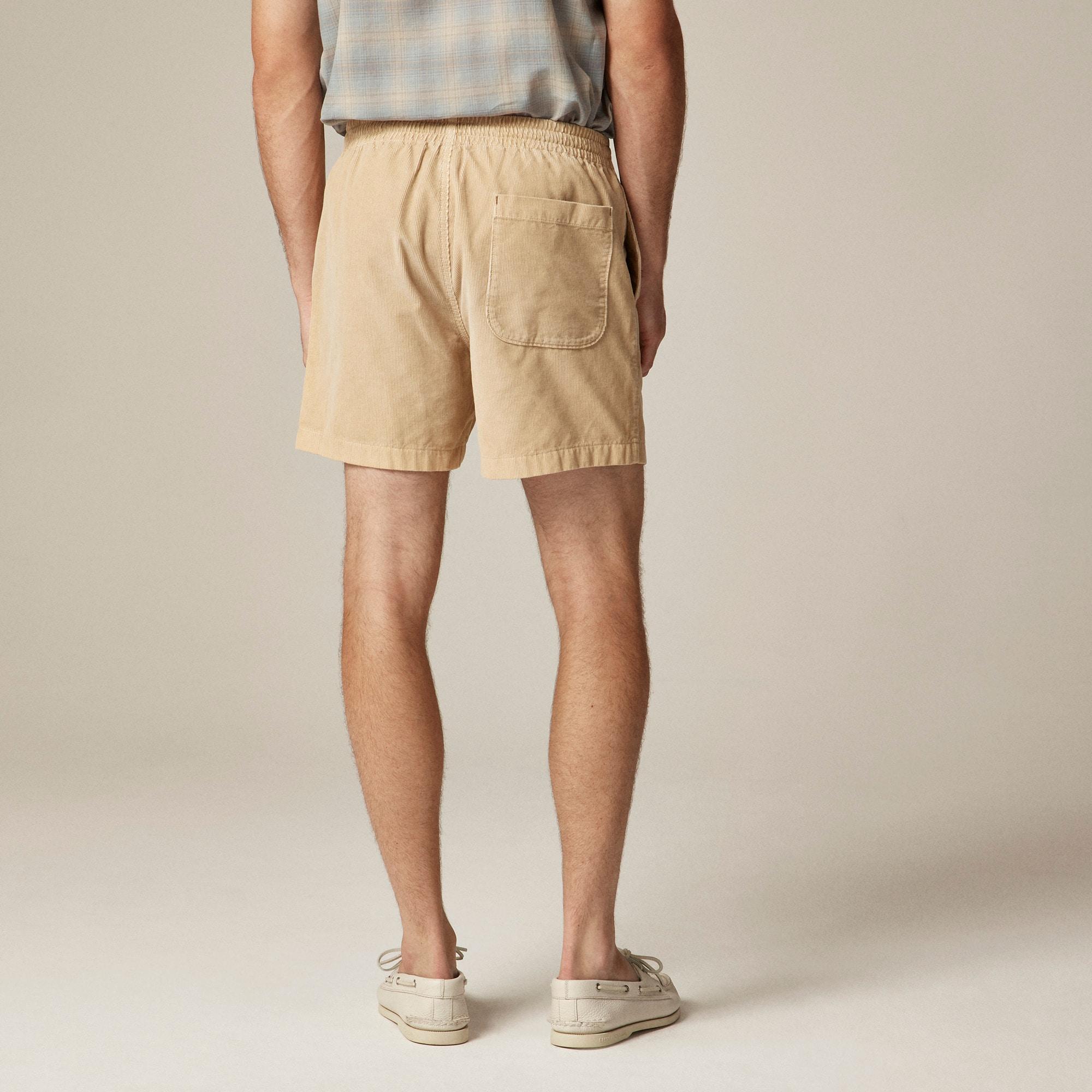 Everyday drawstring short in corduroy Product Image