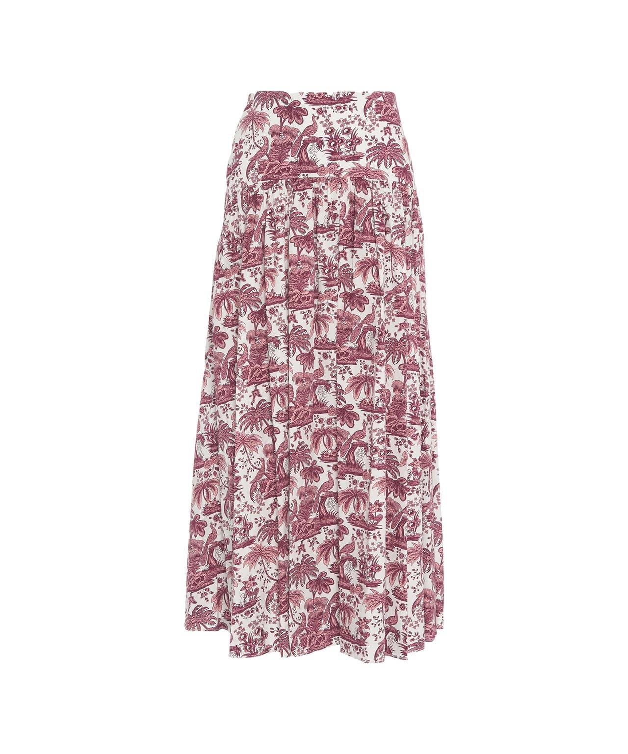 Maxi skirt with print 'Procida' Product Image