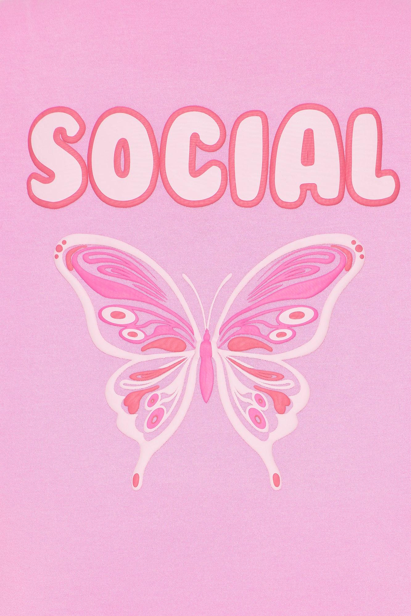 Flutter Love Fleece Short Set - Pink/combo Product Image