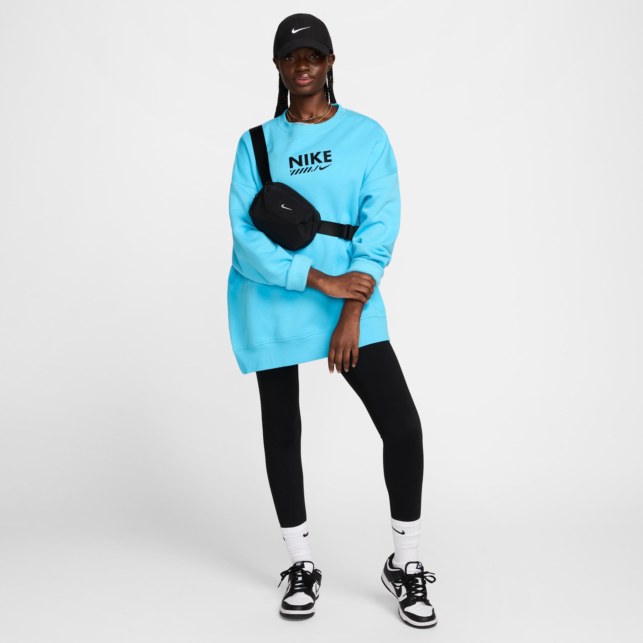 Nike Womens One Seamless Front High-Waisted Full-Length Leggings | HJ9195-010 Product Image