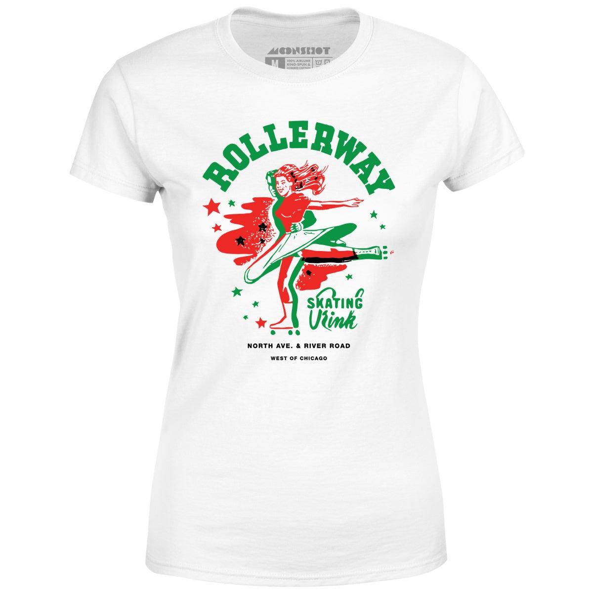 Rollerway - Chicago, IL - Vintage Roller Rink - Women's T-Shirt Female Product Image