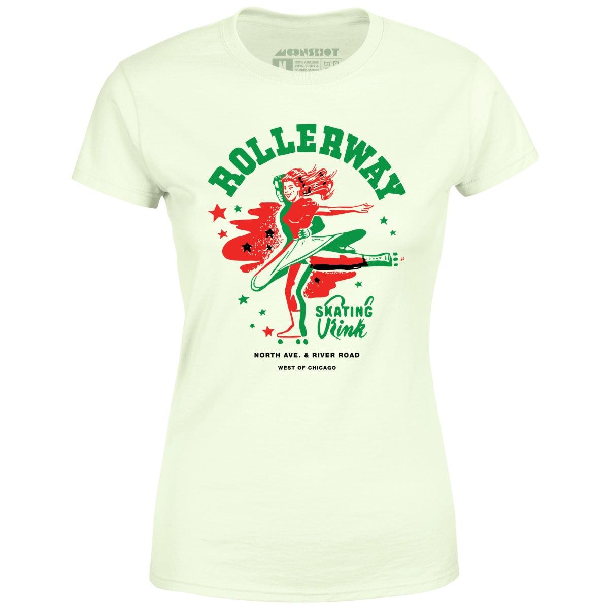 Rollerway - Chicago, IL - Vintage Roller Rink - Women's T-Shirt Female Product Image