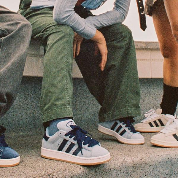 Womens adidas Campus '00s Athletic Shoe - Clear Sky / White / Cream White Product Image