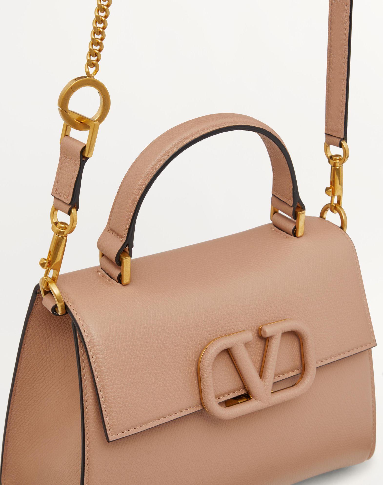 Small Vsling Grainy Calfskin Handbag Product Image