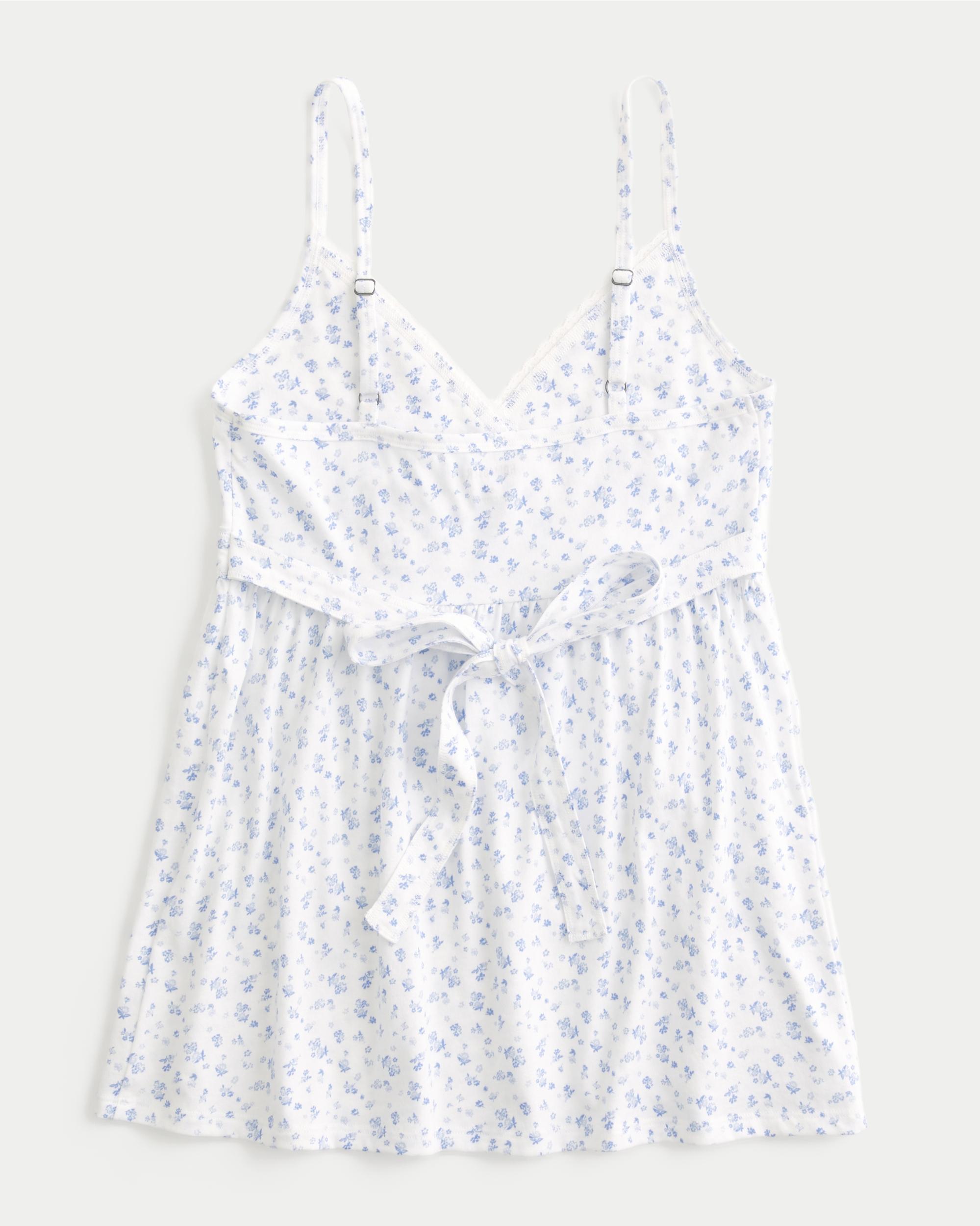 Lace Trim Babydoll Top Product Image