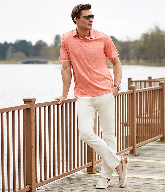Tommy Bahama Boracay Flat Front Stretch Sateen Pants Product Image