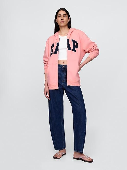 VintageSoft Arch Logo Full-Zip Hoodie Product Image