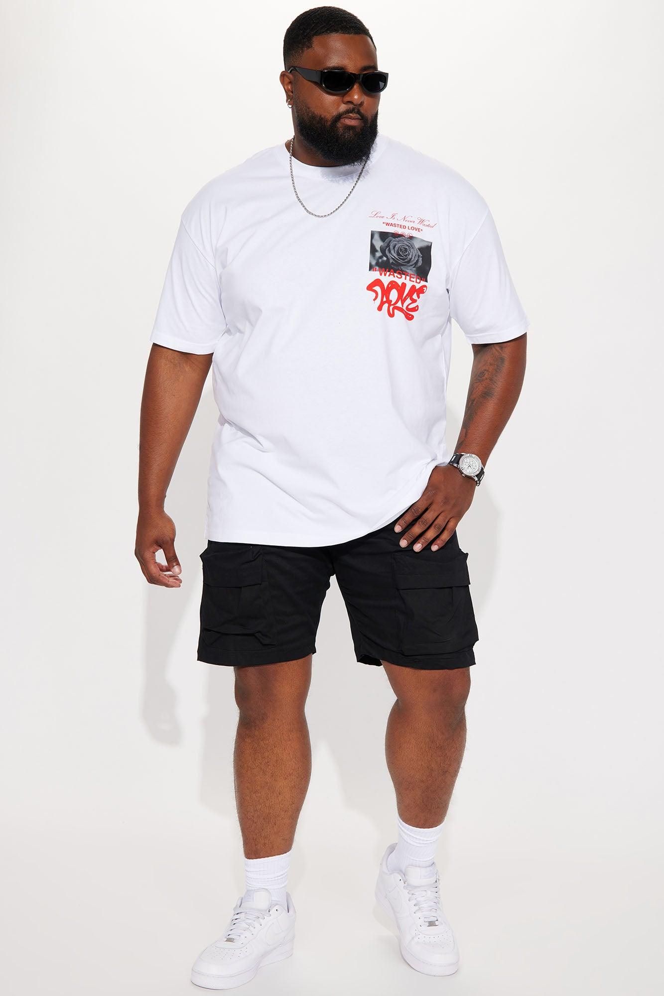 Wasted Love Silence Short Sleeve Tee - White Product Image