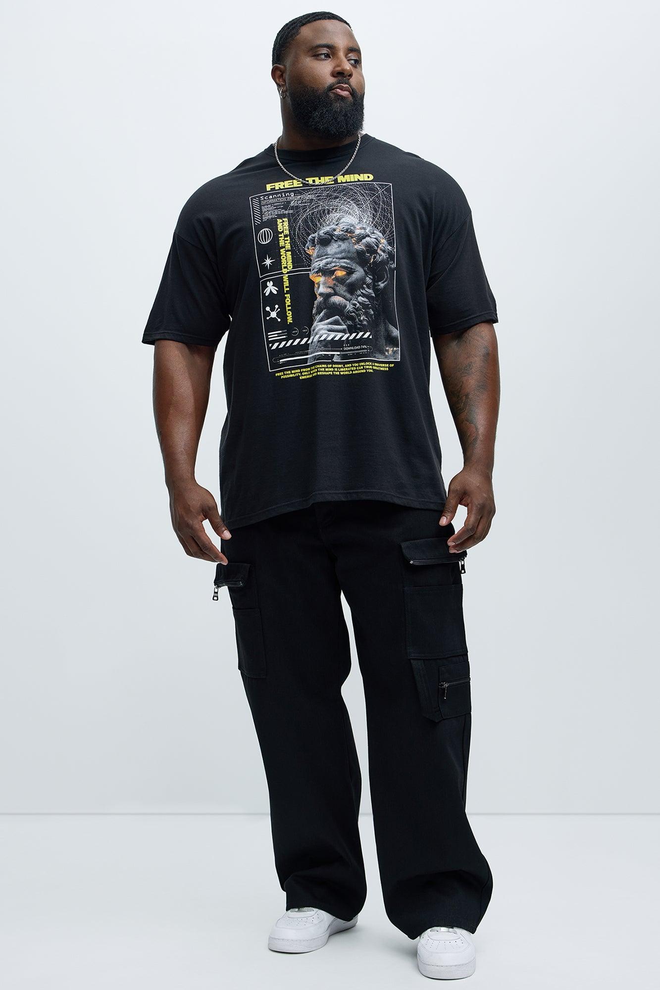 Free The Mind Short Sleeve Tee - Black Product Image