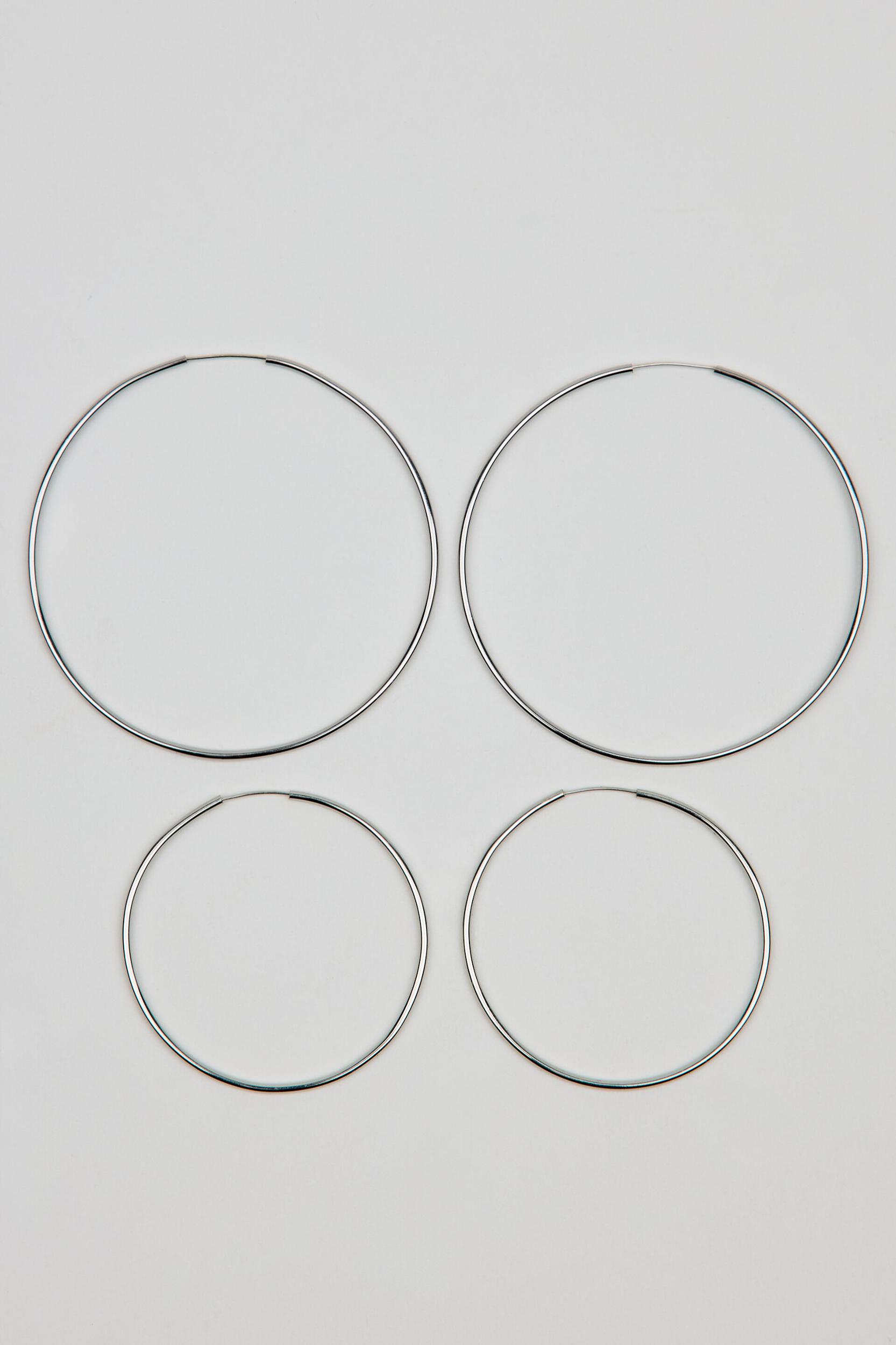 2 Pack Basic Super Skinny Hoops Product Image