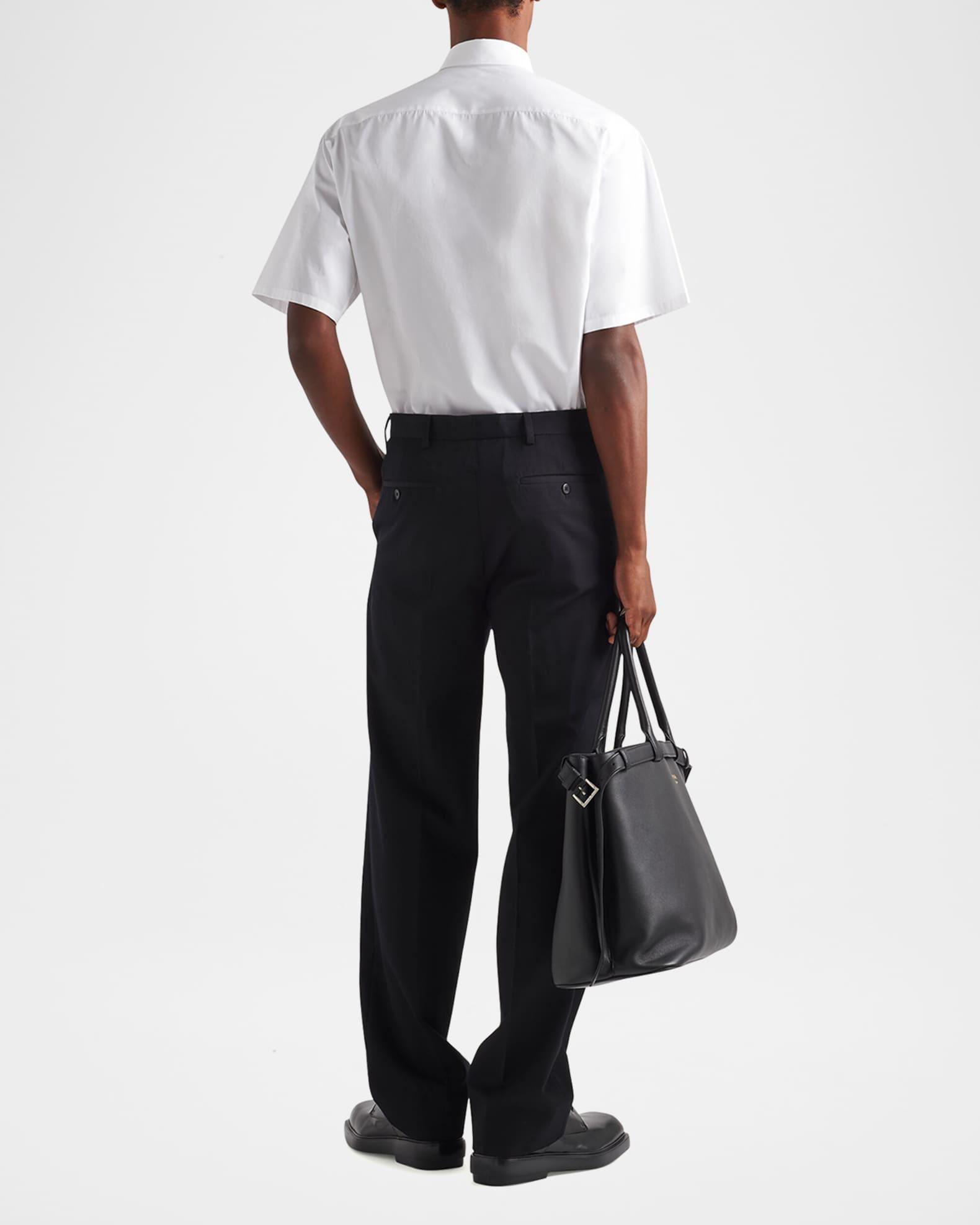 Men's Poplin Pocket-Logo Short-Sleeve Shirt Product Image