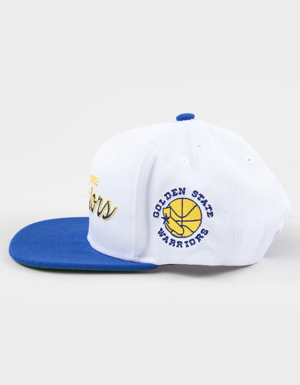 MITCHELL & NESS Golden State Warriors Draft Snapback Hat - WHITE Product Image