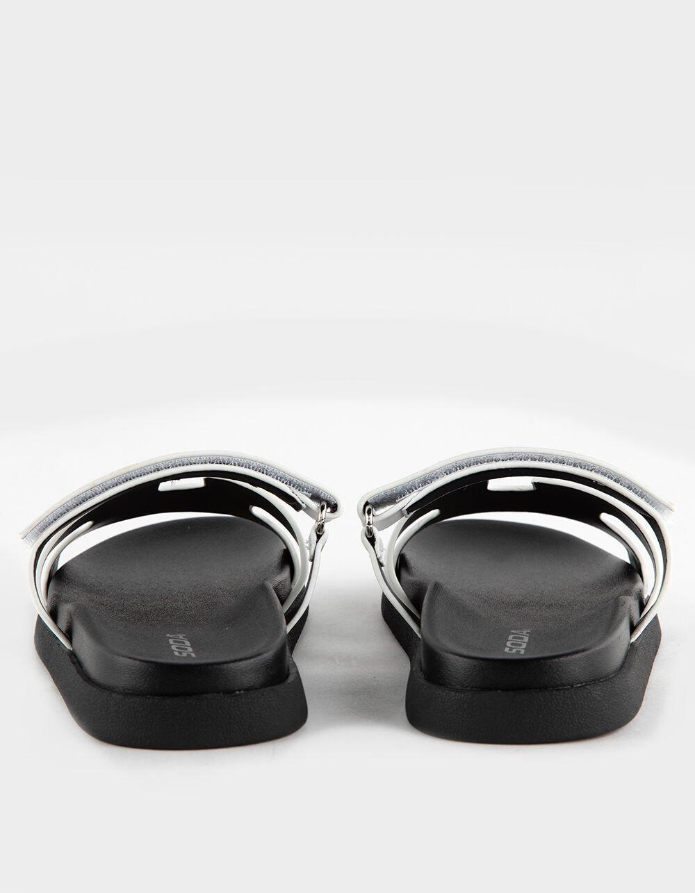 SODA Bianca Womens Slide Sandals - WHITE Product Image