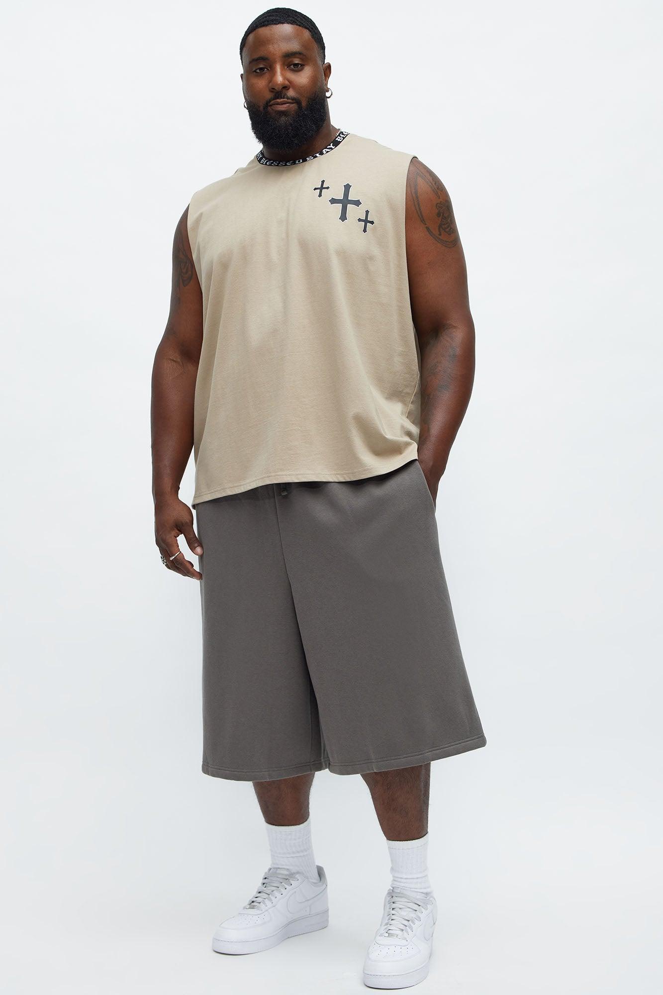 Tyson Baggy Shorts - Charcoal Male Product Image