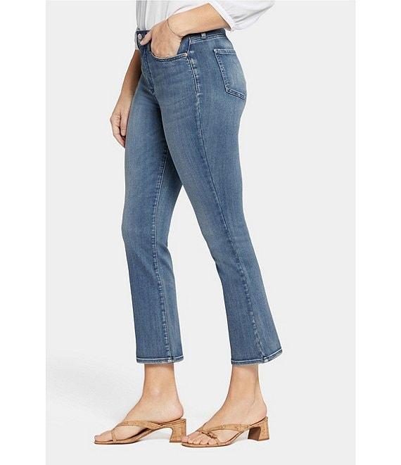 NYDJ High Rise Slim Cropped Flared Stretch Denim Jeans Product Image