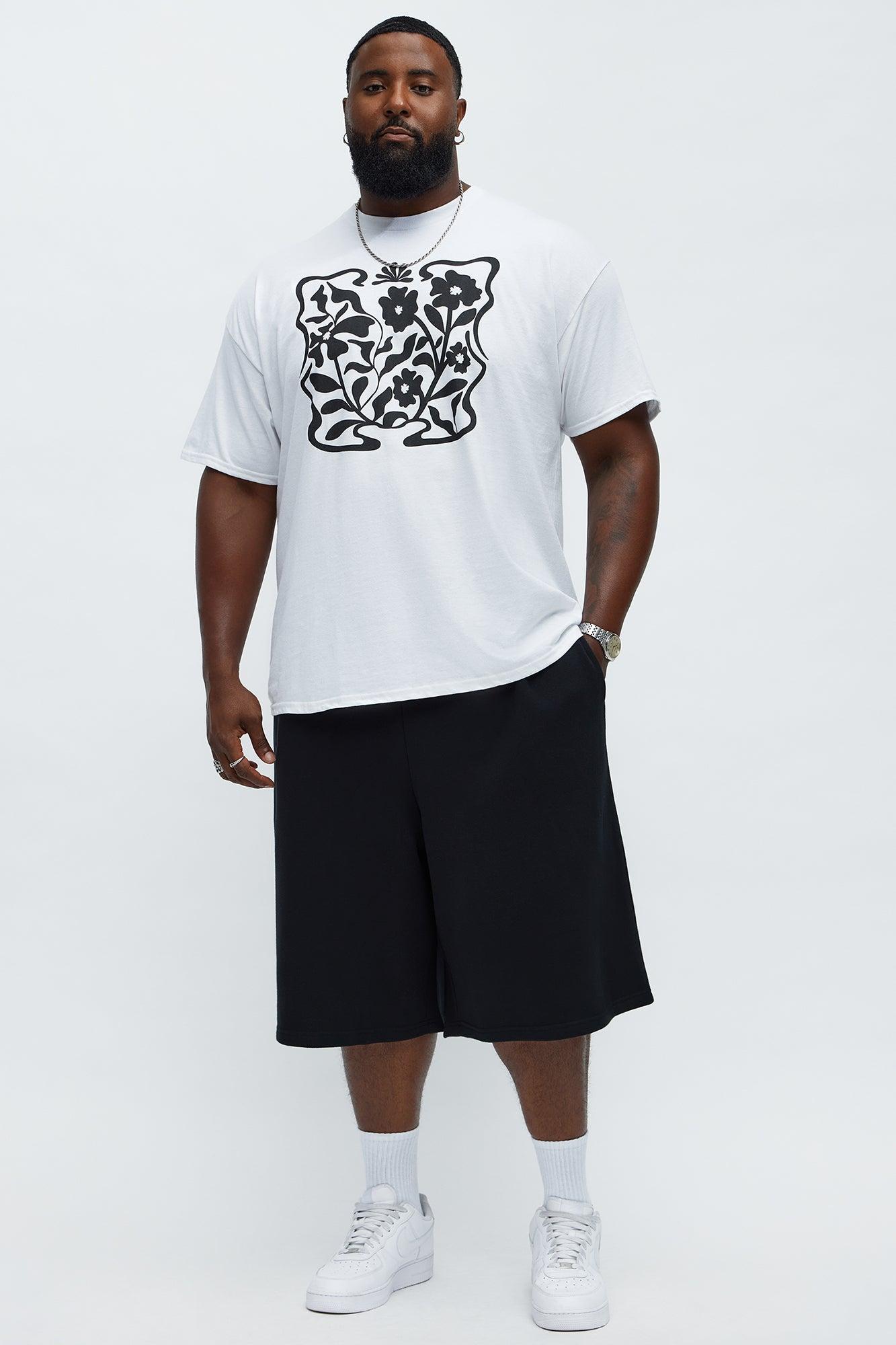 Tyson Baggy Shorts - Black Male Product Image