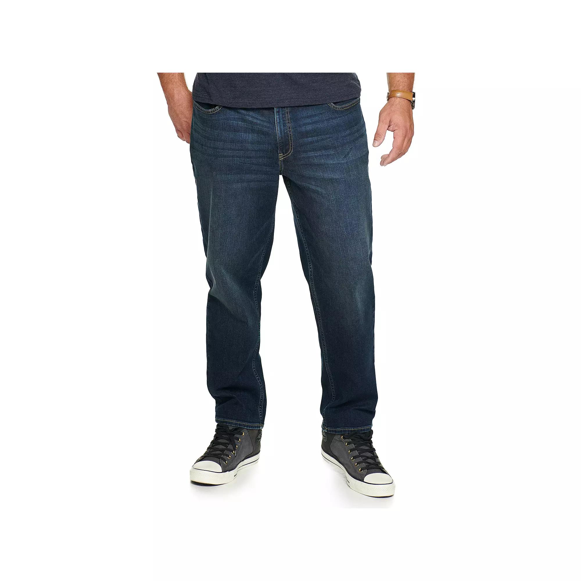 Big & Tall Sonoma Goods For Life® Straight-Leg Flexwear Jeans, Men's,  Product Image