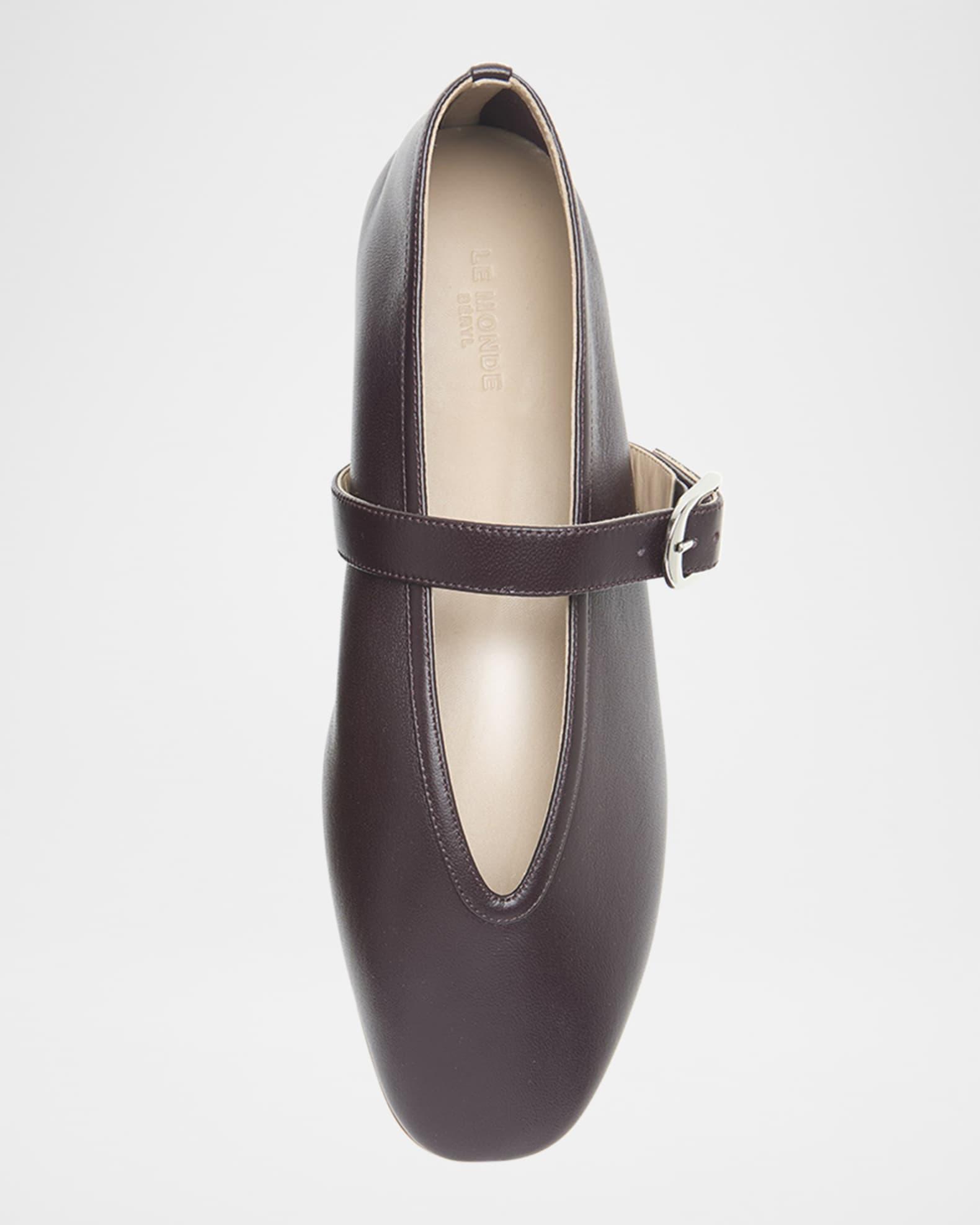 Stella Leather Ballerina Flats Product Image