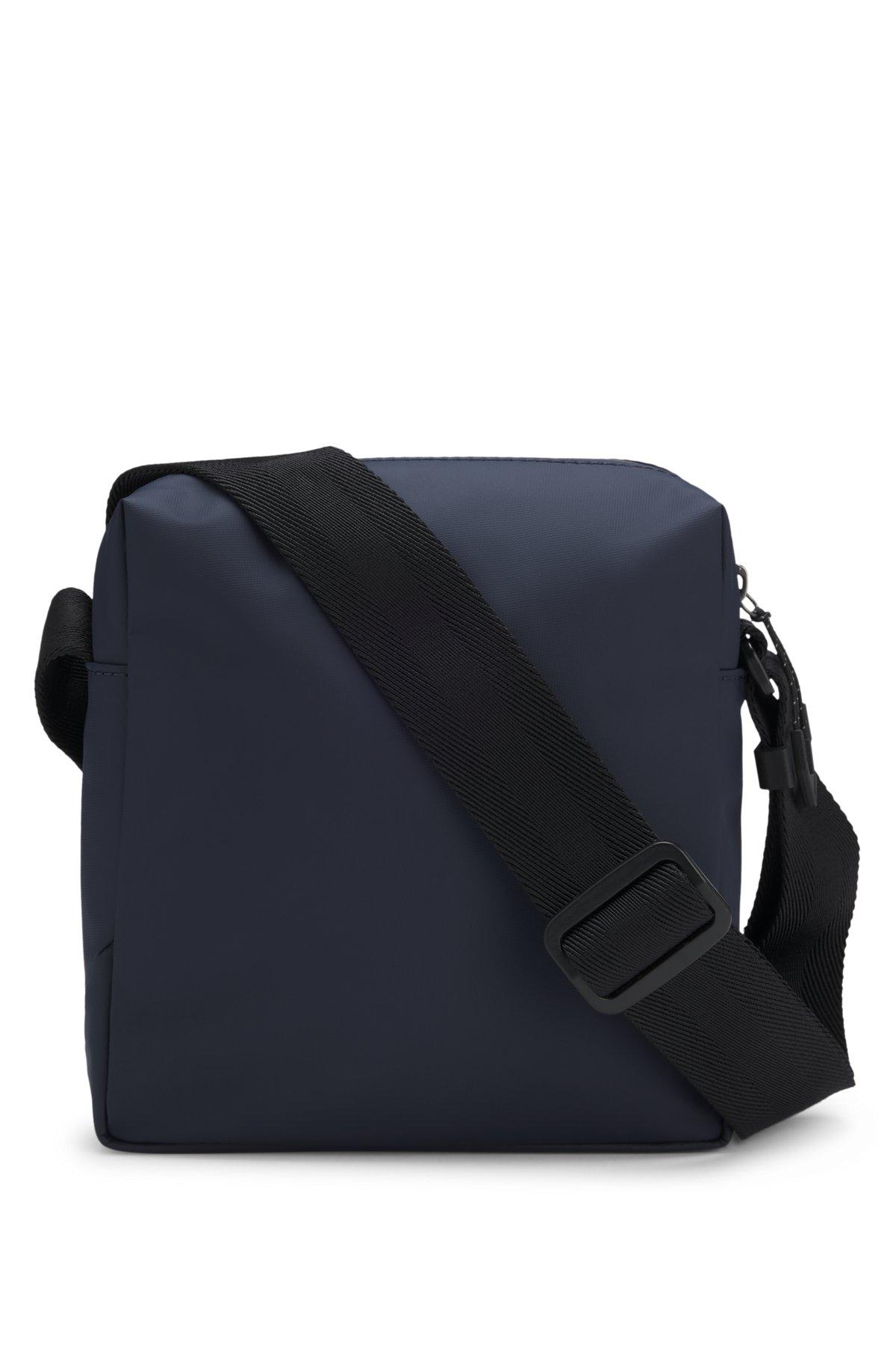 Reflective-detail reporter bag in faux leather Product Image