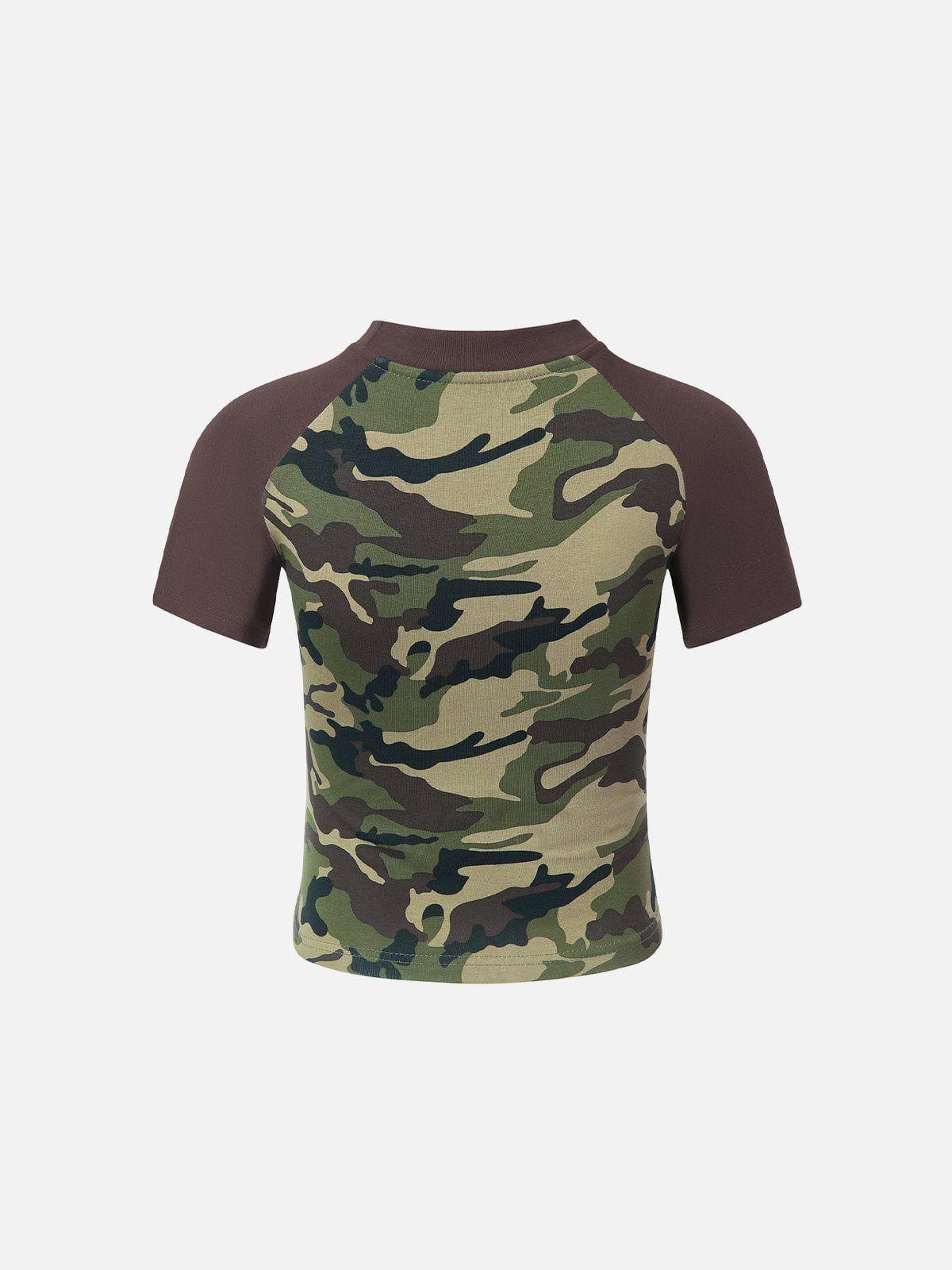 Aelfric Eden Camouflage Flower Print Tee Product Image