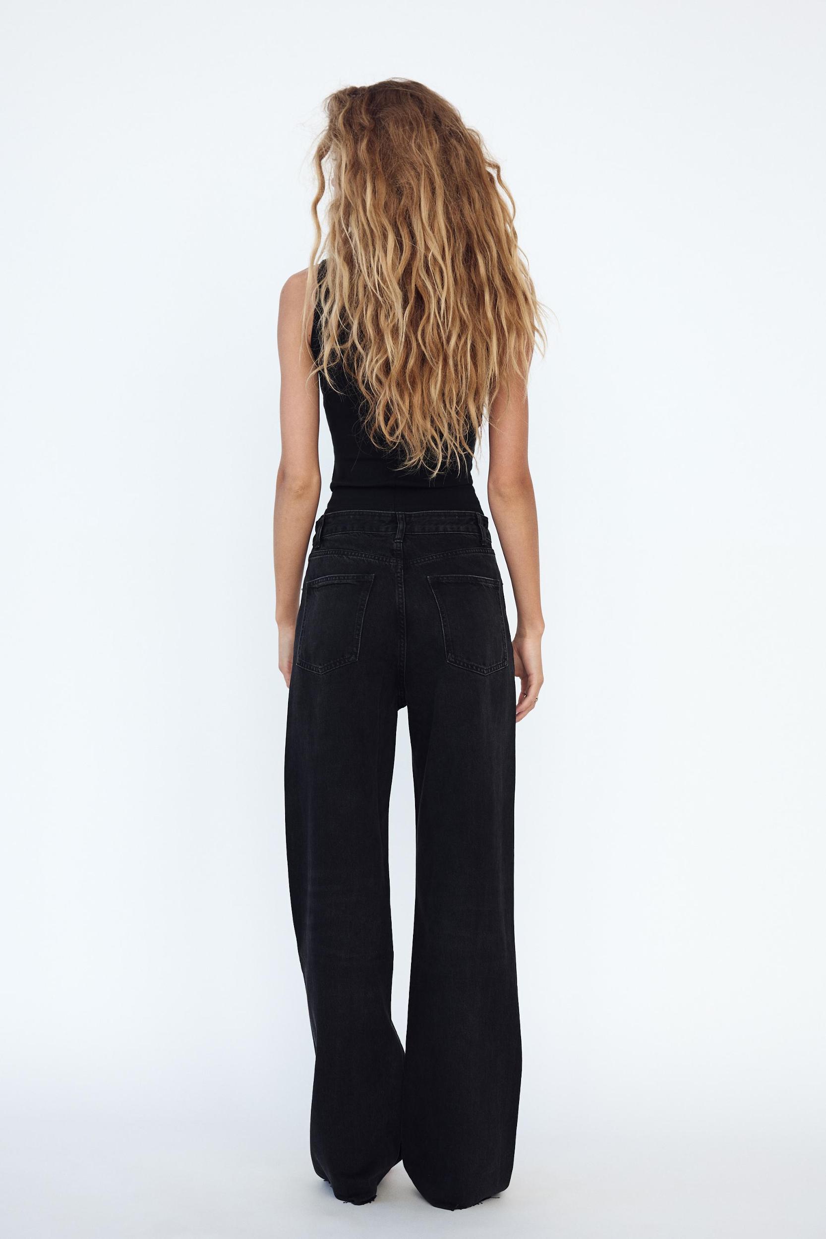 FULL LENGTH TRF HIGH RISE WIDE LEG JEANS Product Image