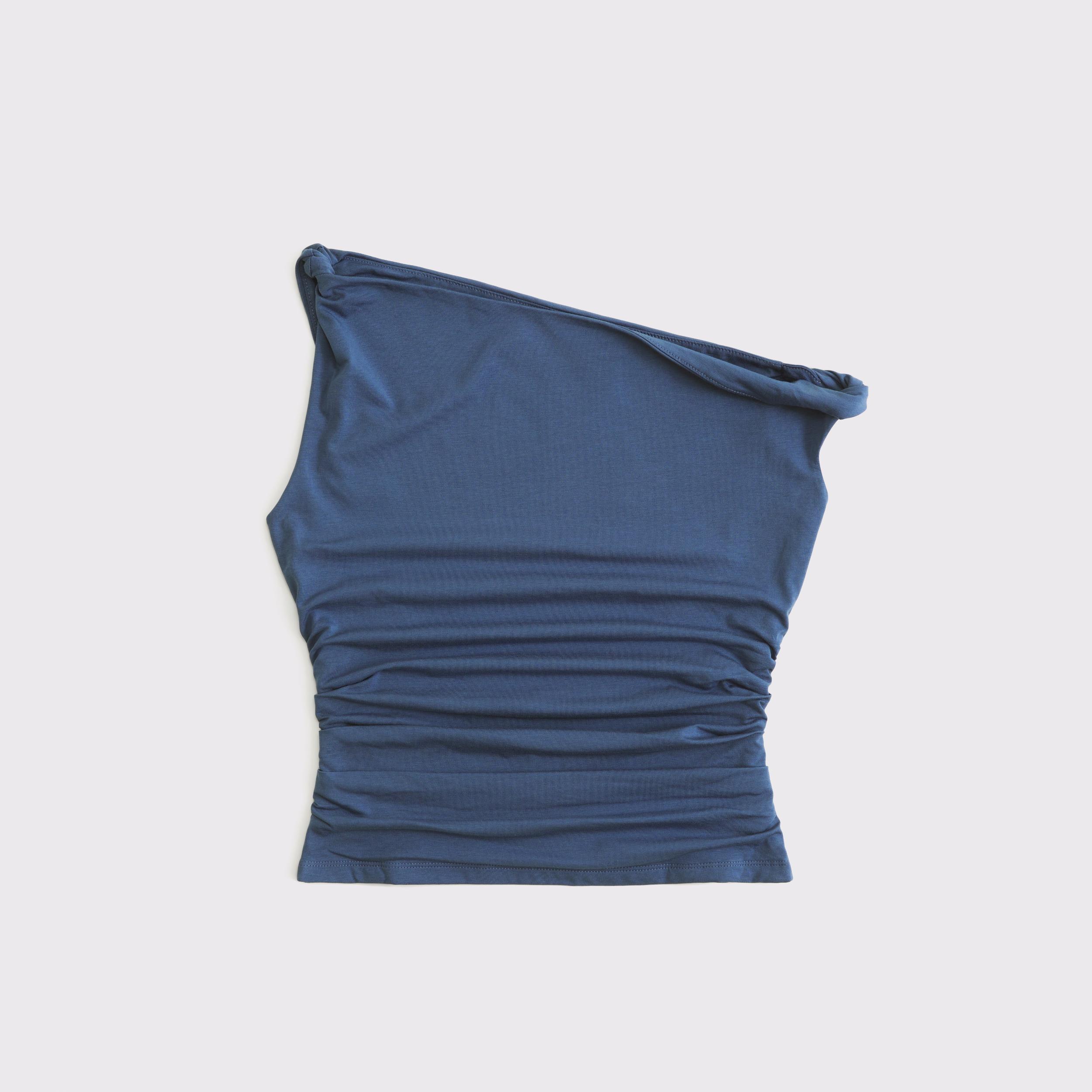 Asymmetrical Mesh Twist Top Product Image