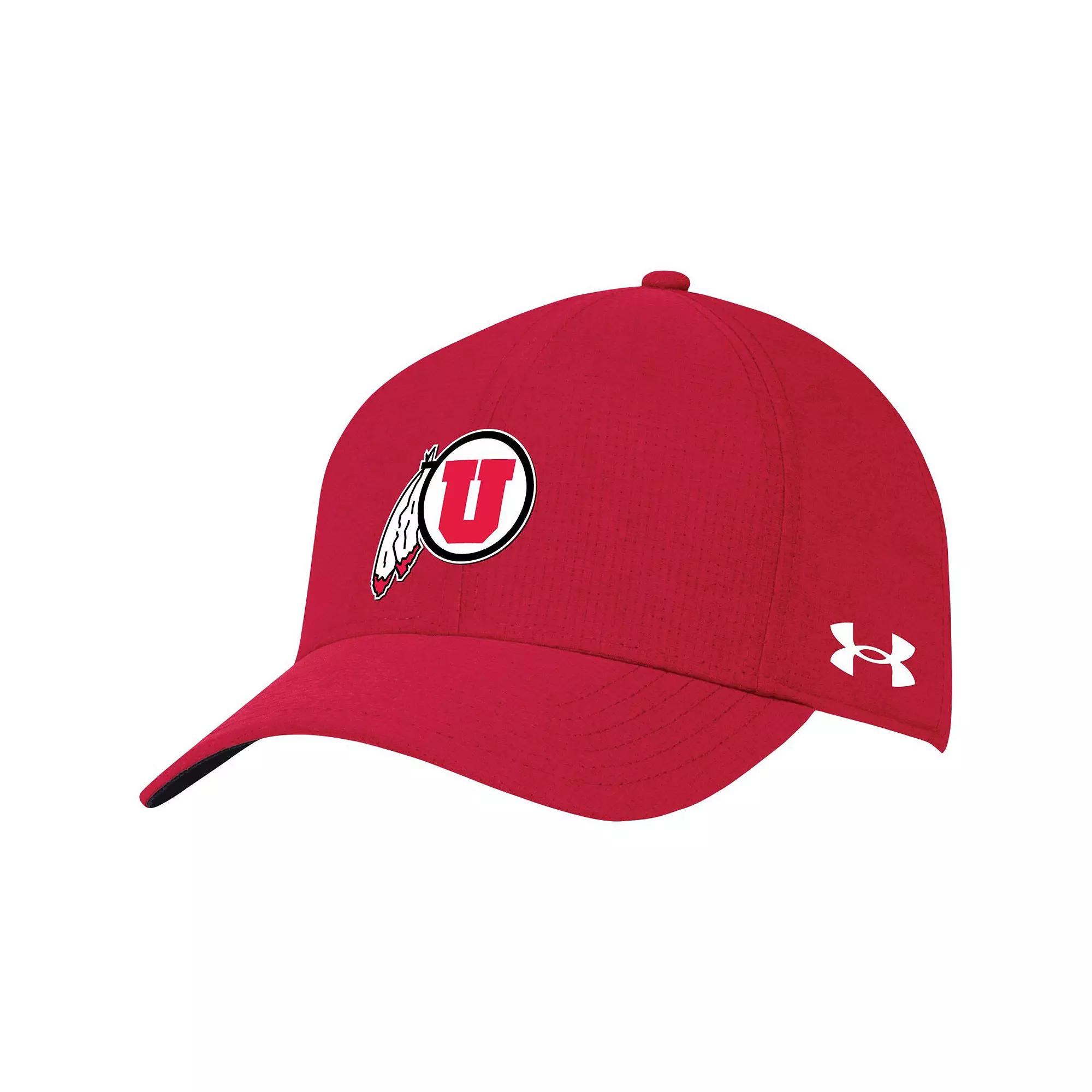 Women's Under Armour Red Utah Utes Logo Adjustable Hat, Ute Red Product Image