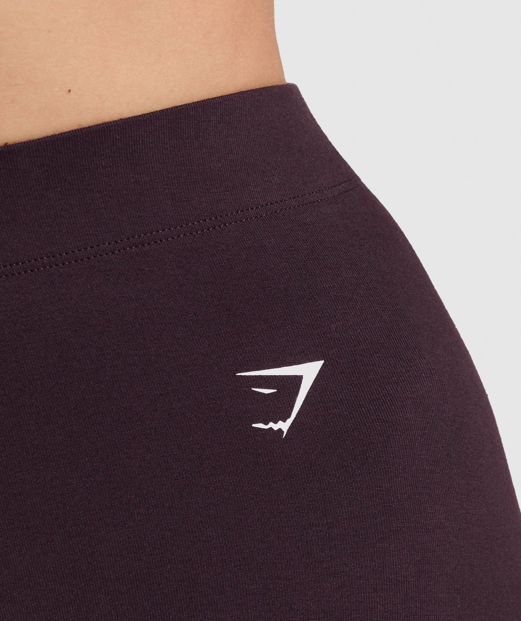 Gymshark Everyday Cotton Shorts - Plum Brown Female Product Image