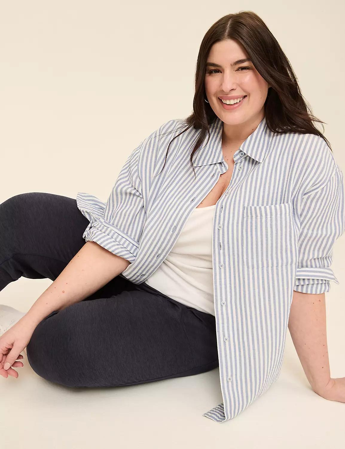 Gauze Button-Down Top Product Image