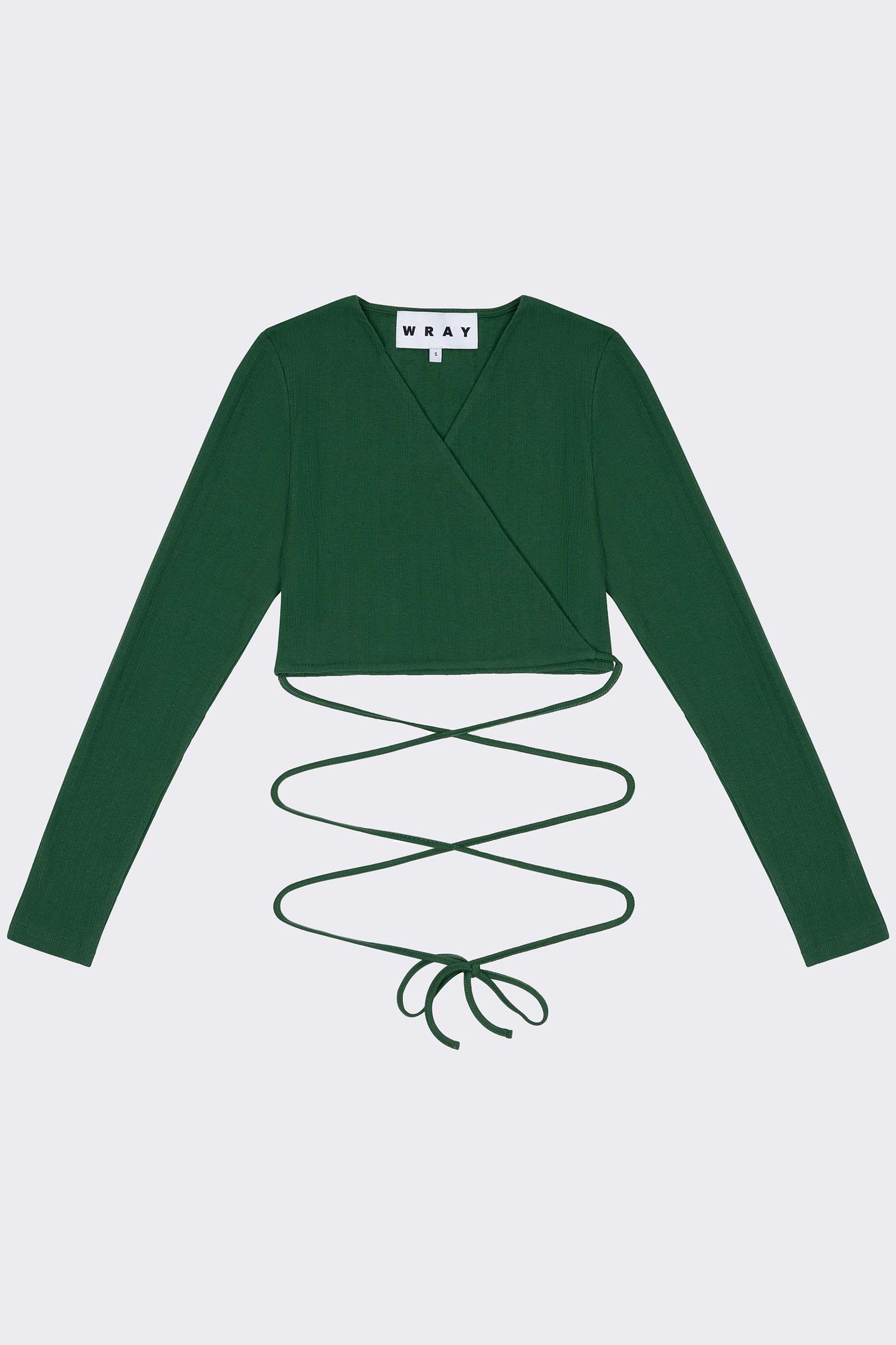 Triangle Wrap Top - Eucalyptus Product Image