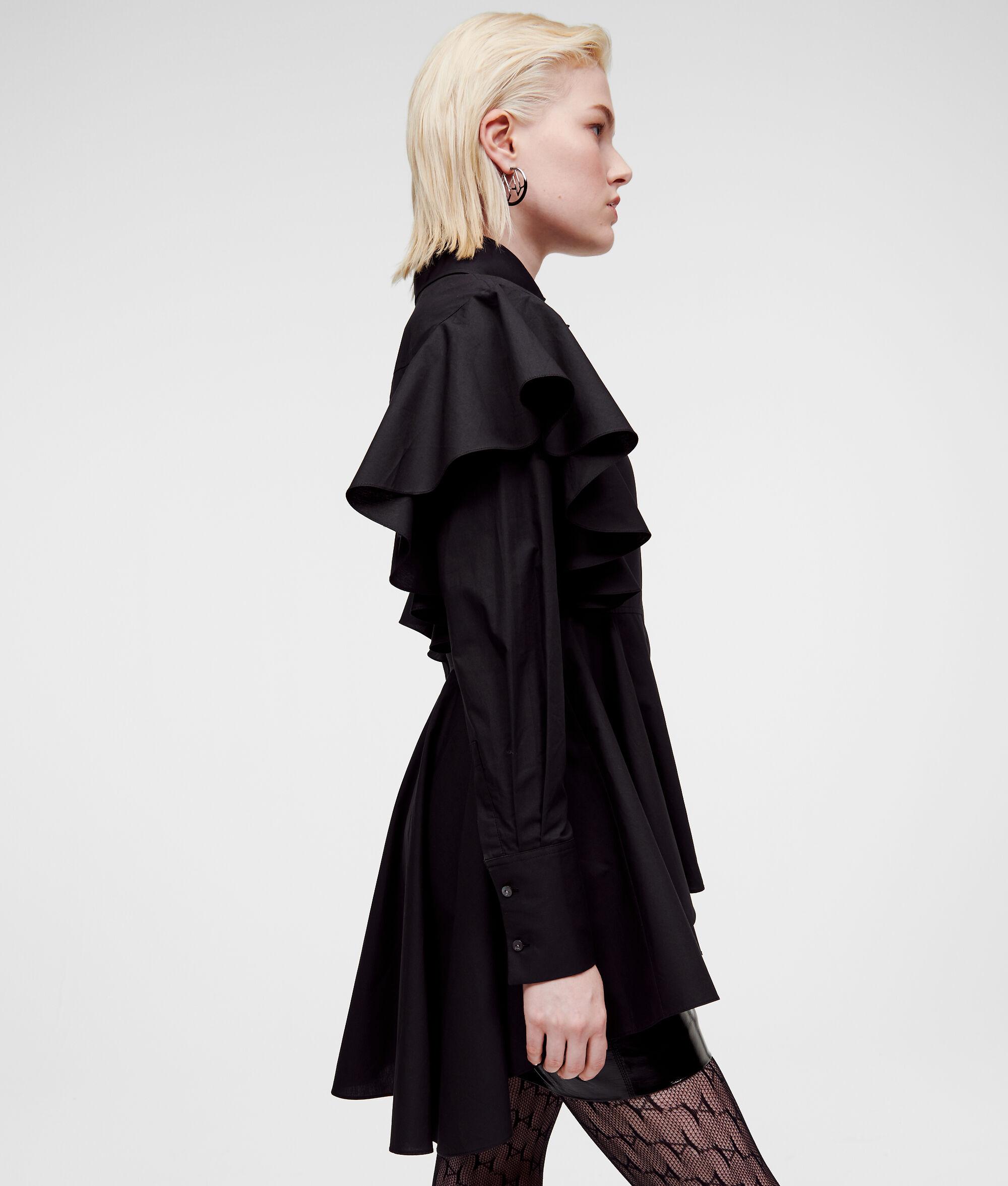 RUFFLE DETAIL POPLIN SHIRT HANDPICKED BY HUN KIM Product Image