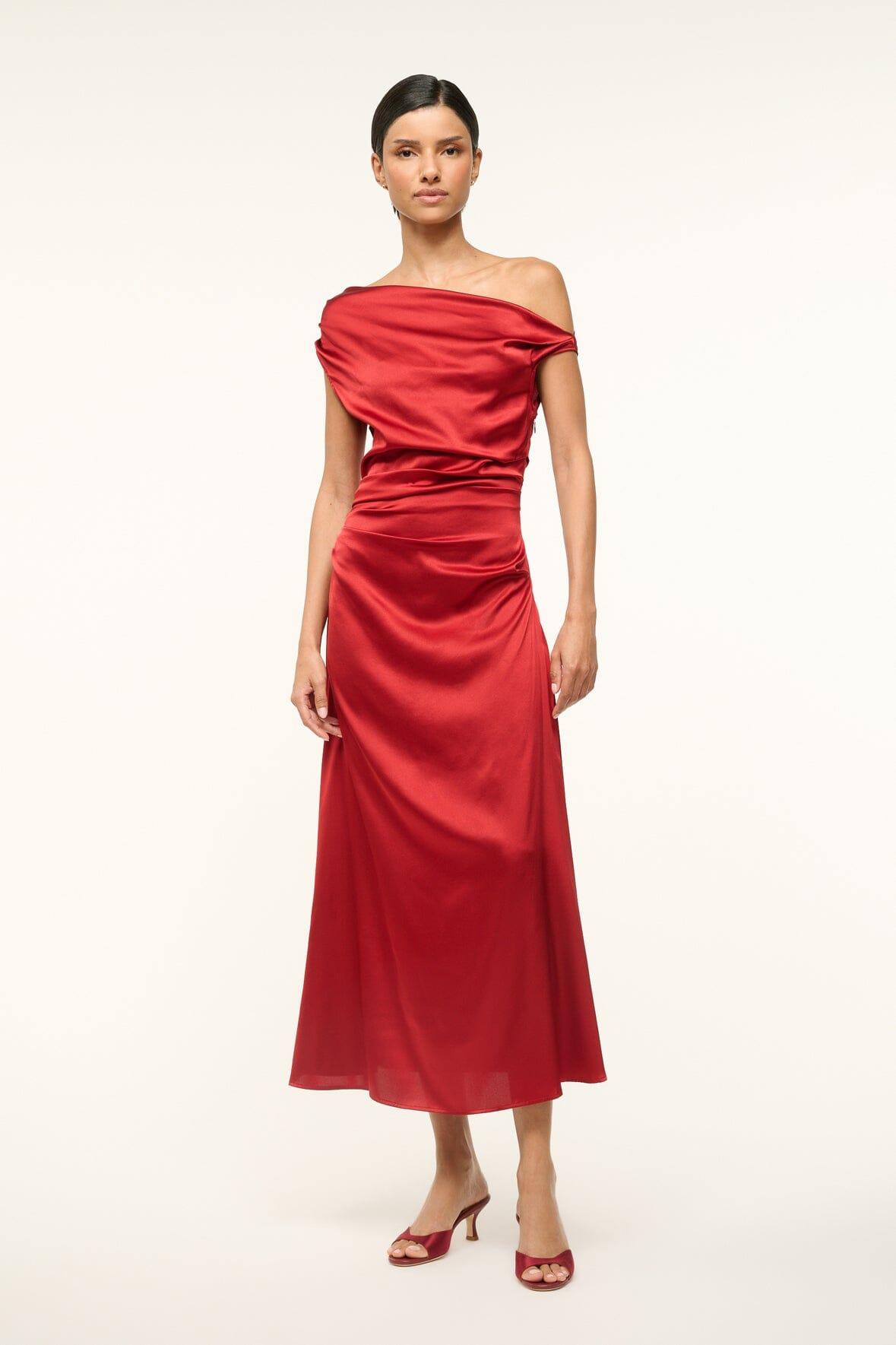 PHARE SILK DRESS | ROUGE Product Image