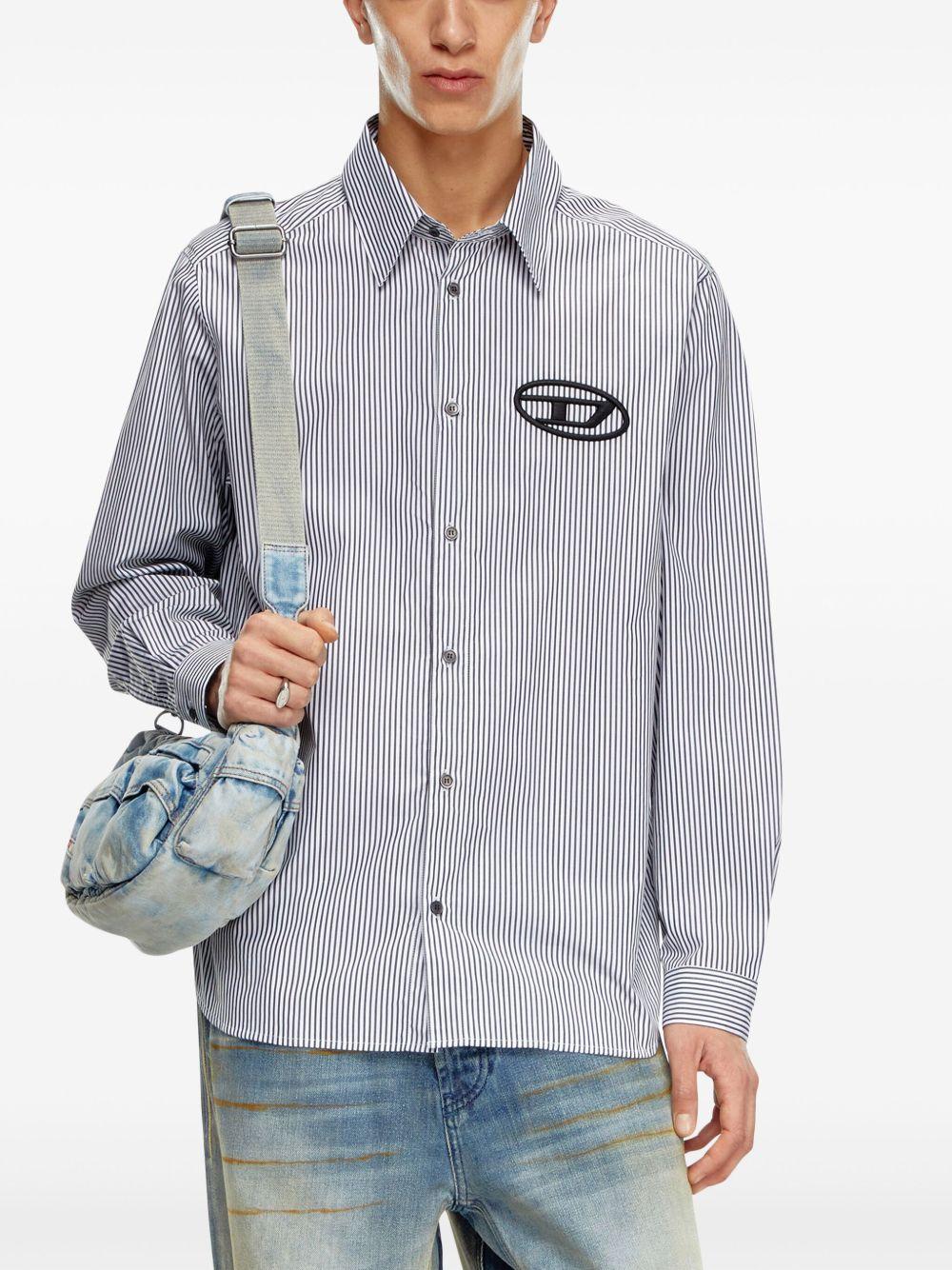 S-Simply-E striped cotton shirt  Product Image