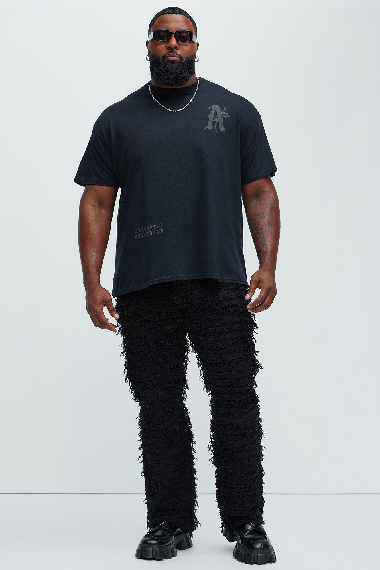 Authentic Breakdown Short Sleeve Tee - Black Product Image