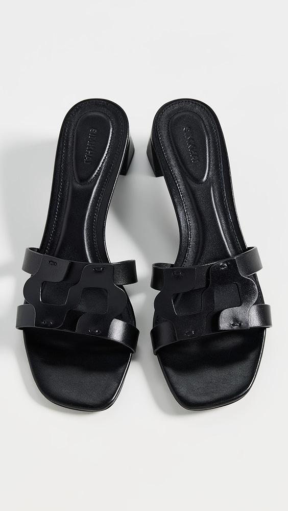 SIMKHAI Simkhai Monogram Block Heels | Shopbop Product Image