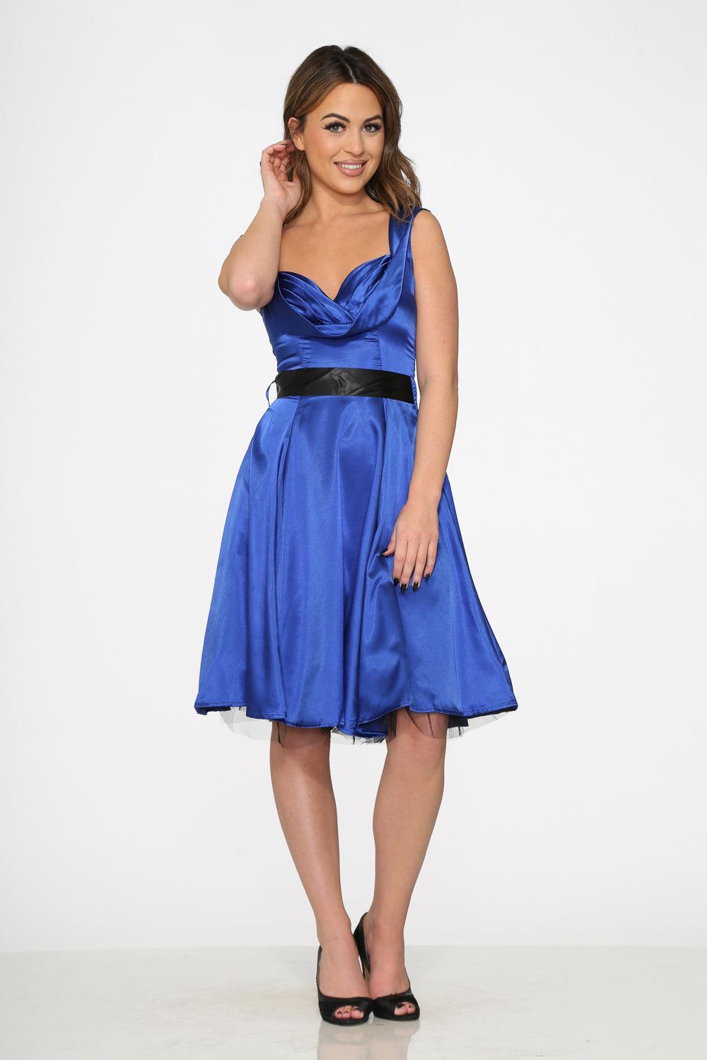 Blue Occasional Swing Dress Product Image