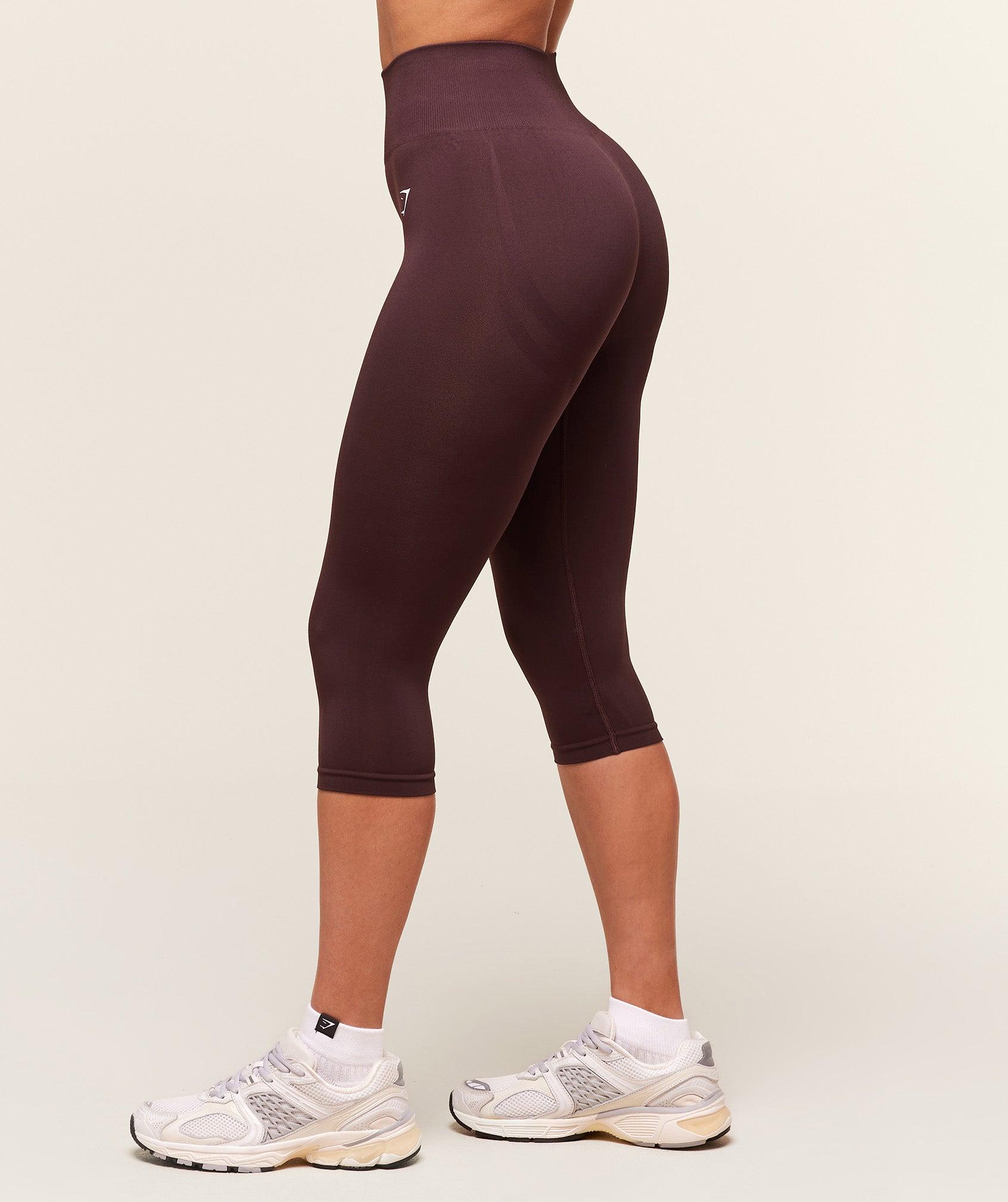 Gymshark Everyday Seamless Capri Legging - Cherry Purple Female Product Image