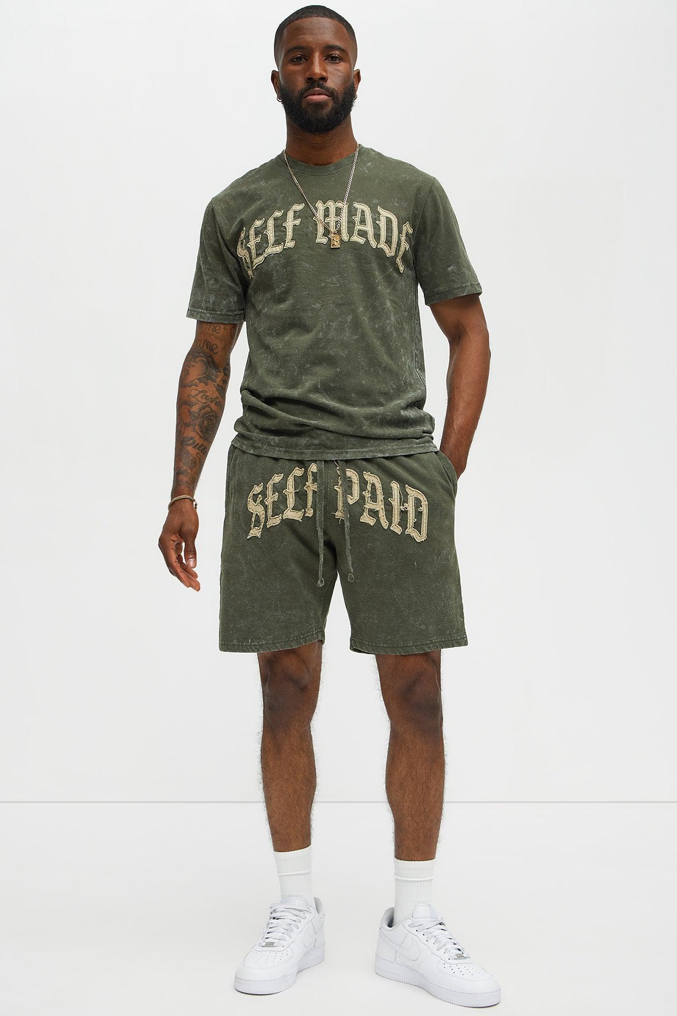 Self Made Short Sleeve Tee - Olive Male Product Image