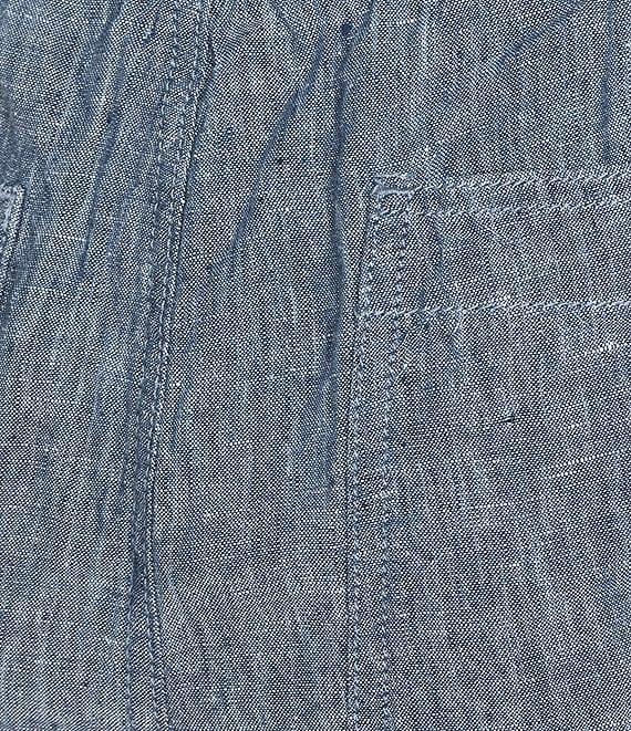 L.L.Bean Linen Mid-Rise Elastic Waistband Shorts Product Image