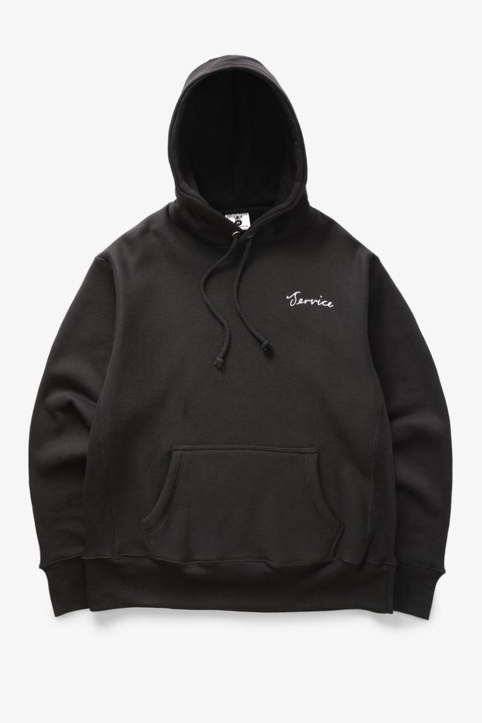 Script Logo Hoodie - Black Product Image