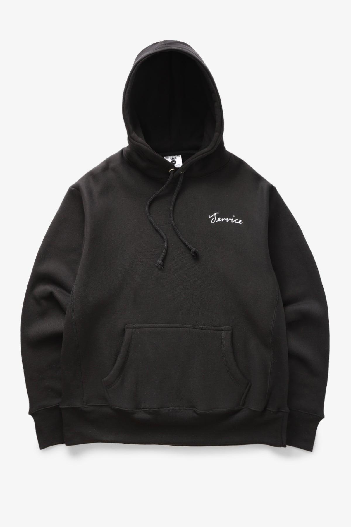 Service Works - Script Logo Hoodie - Black Product Image