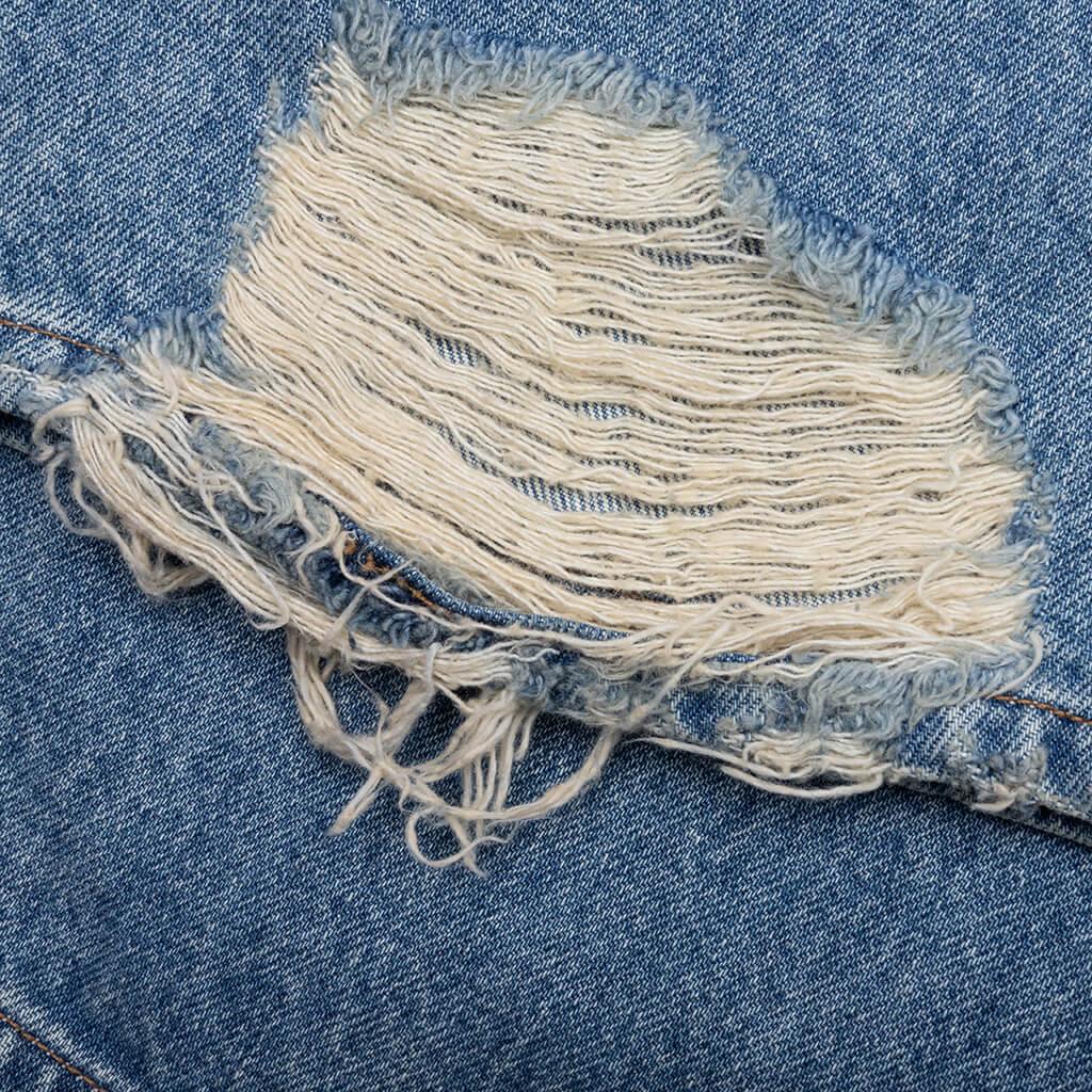 Studded Cowboy Denim  - Blue Denim Male Product Image