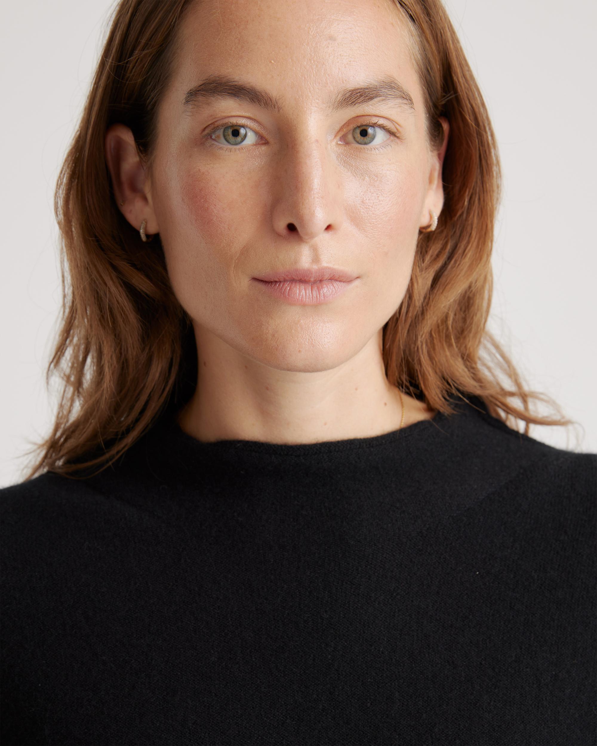 Quince | Women's Mongolian Cashmere Mock Neck Sweater Size XL Product Image