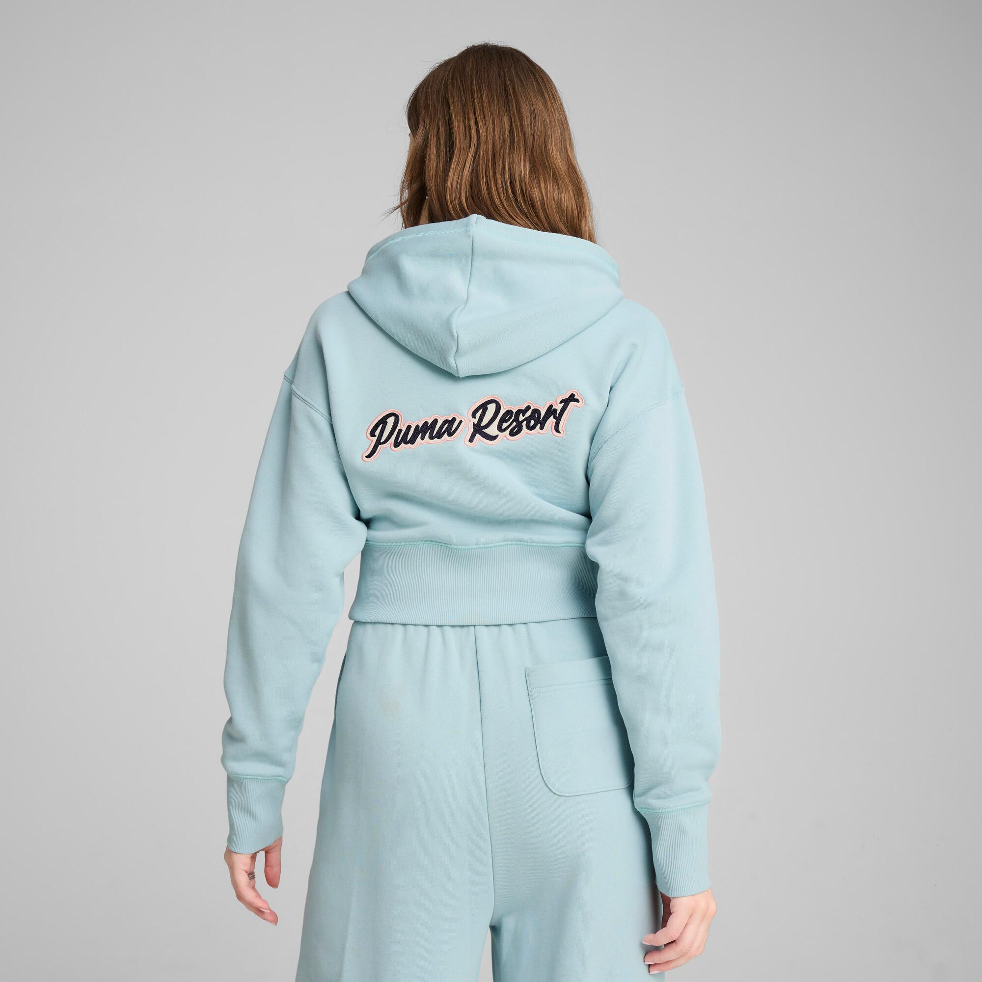 PUMA Premium Essentials Women's Relaxed Graphic Hoodie Product Image