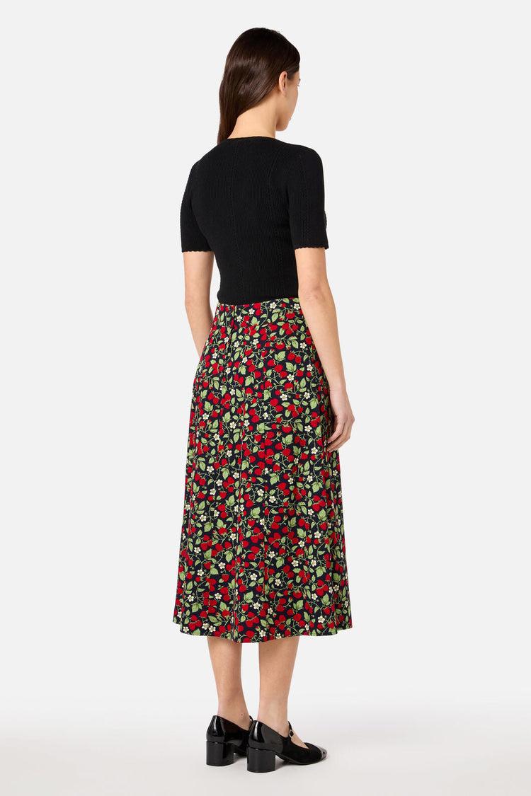 Raspberry Midi Skirt Product Image